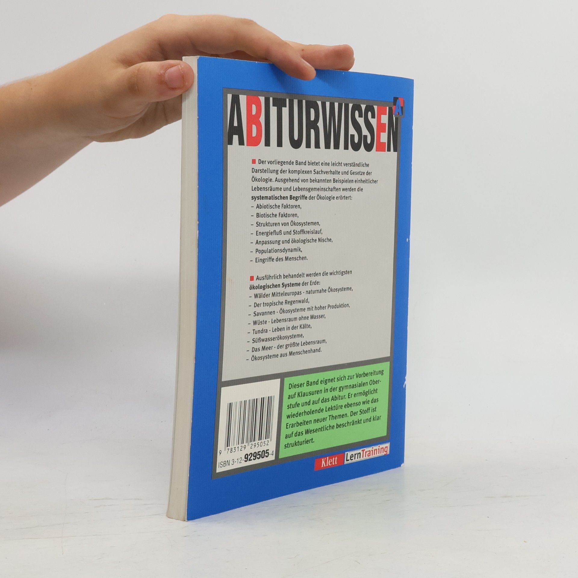 Jürgen Christner Abiturwissen Ökologie