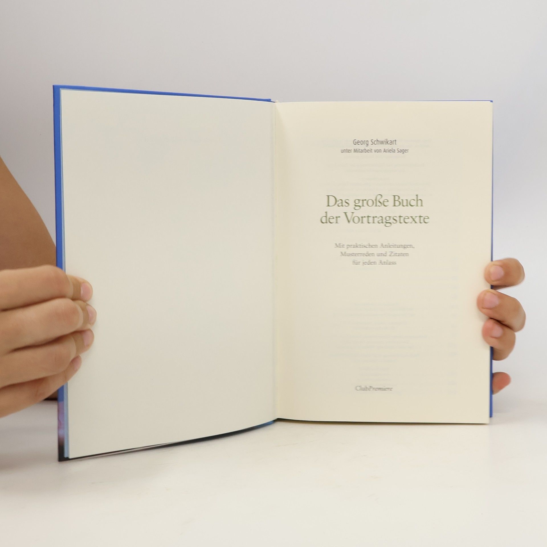 Georg Schwikart Das große Buch der Vortragstexte