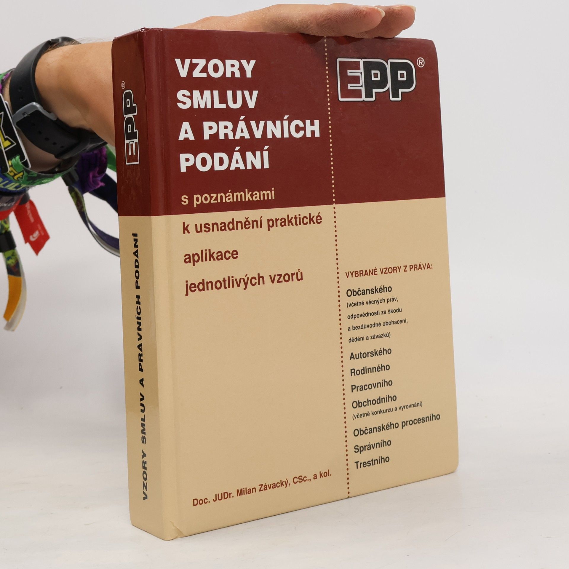 Milan Závacký Vybrané vzory smluv a právních podání s poznámkami