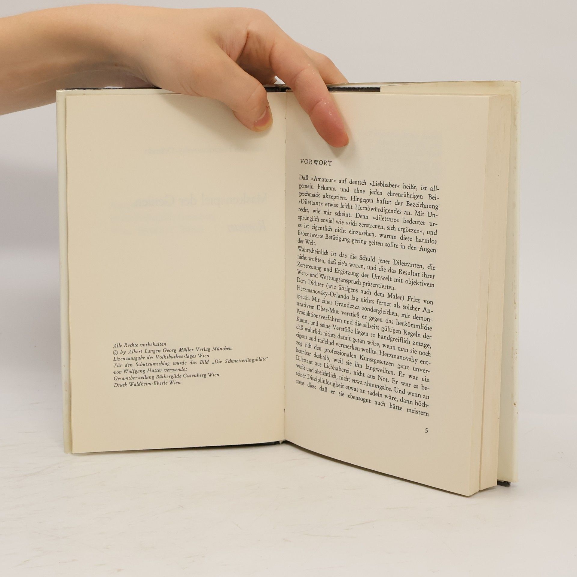 Fritz Herzmanovsky Orlando Maskenspiel der Genien