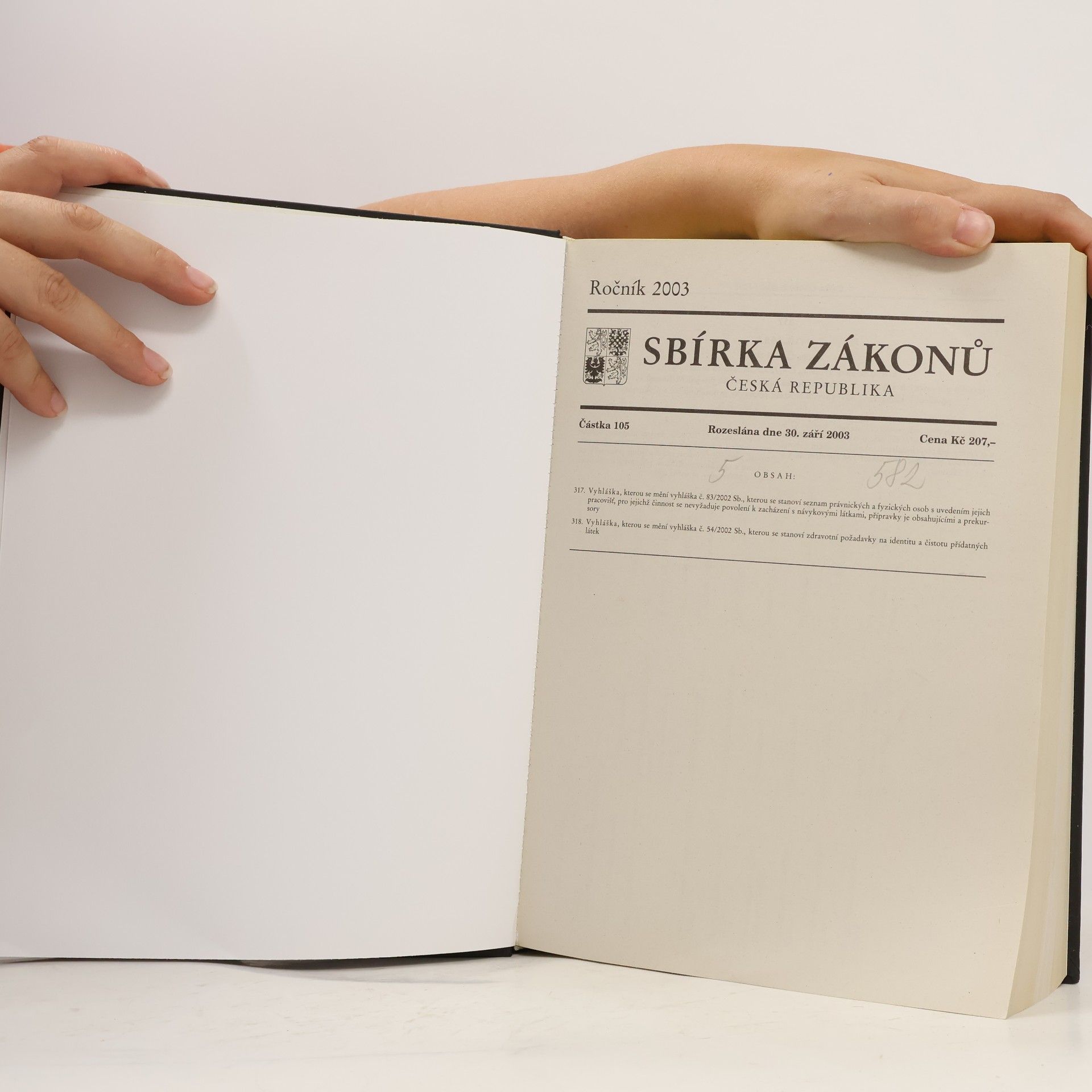 Kolektív autorov Sbírka zákonů 5/2003