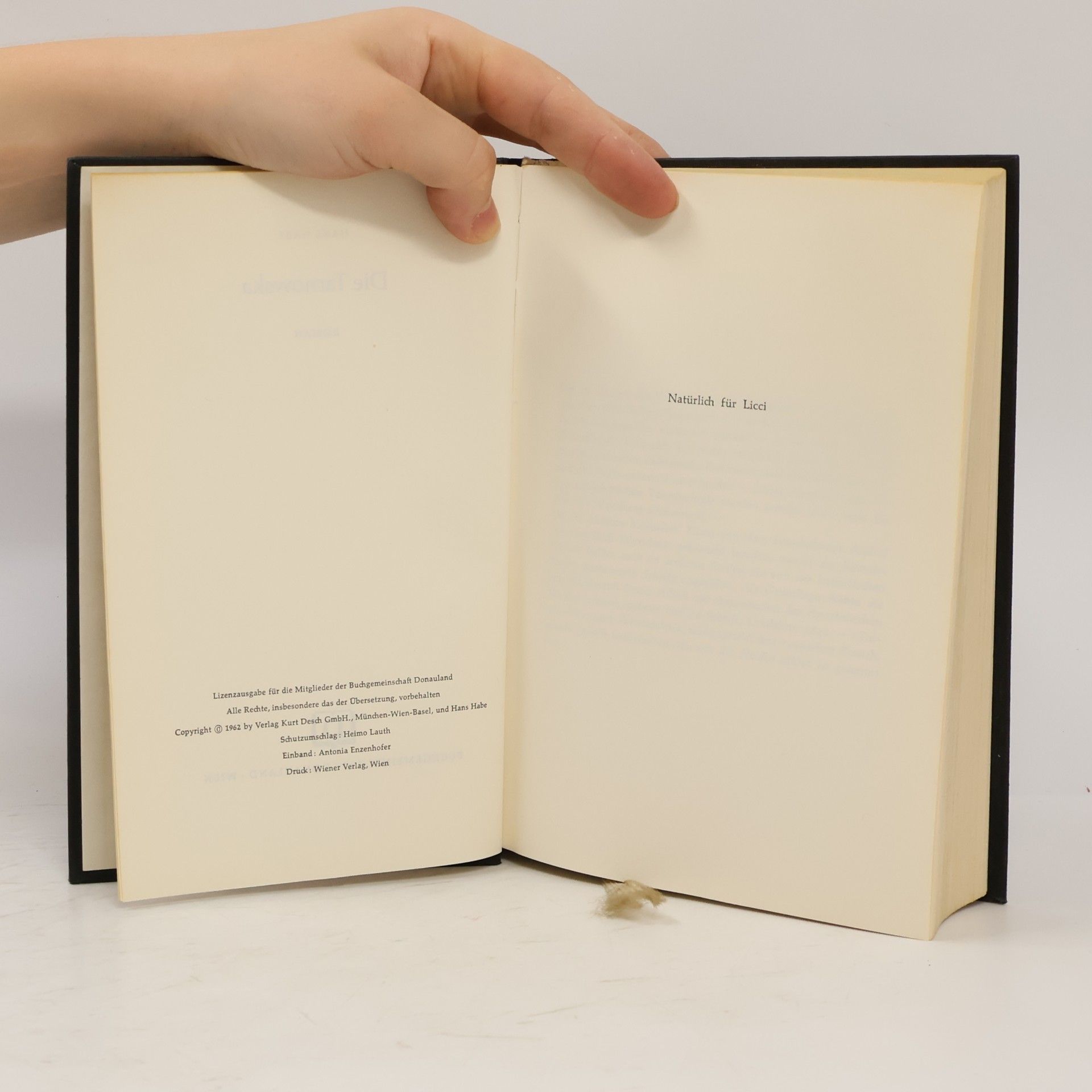 Hans Habe Die Tarnowska