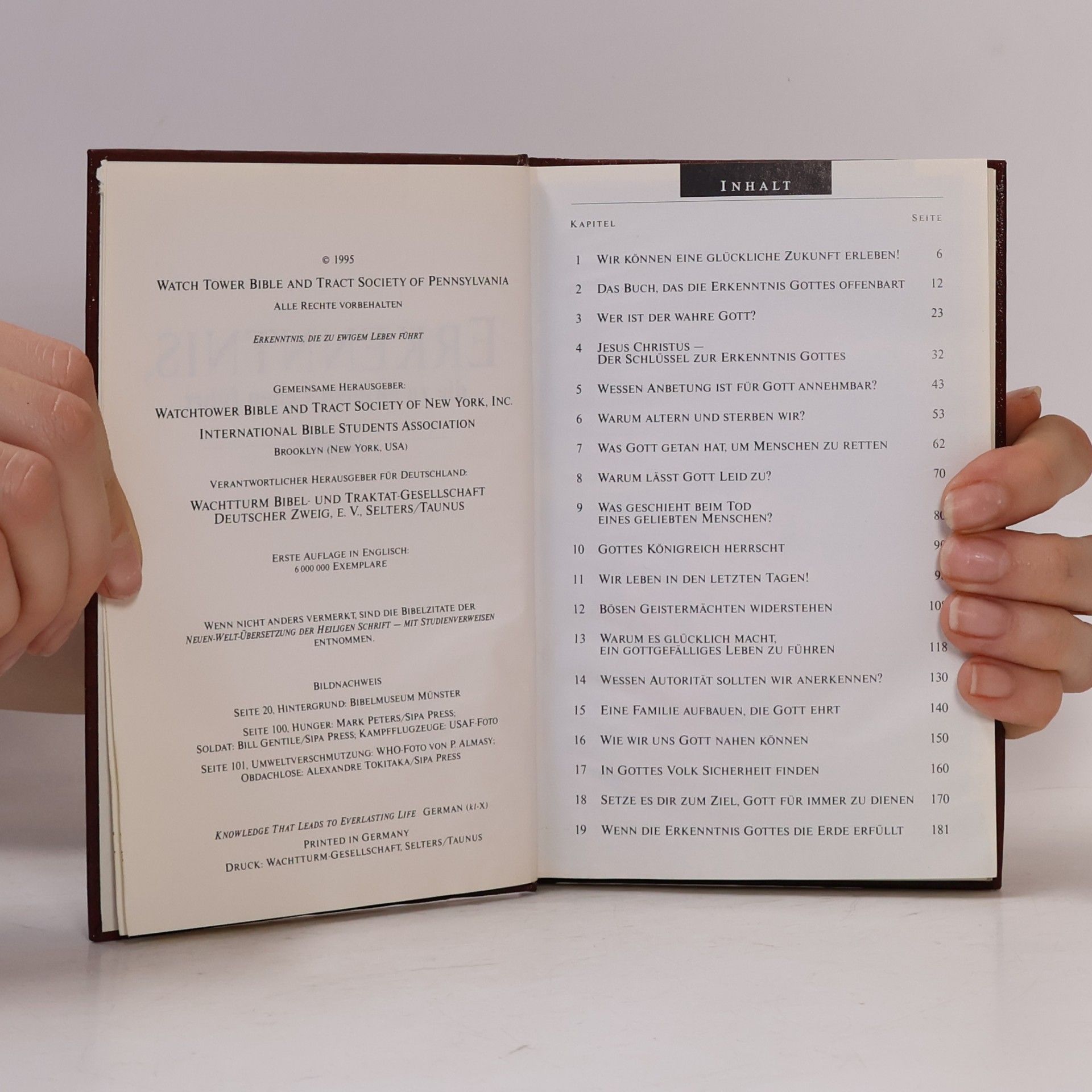 Zeugen Jehovas Erkenntnis, die zu ewigem Leben führt