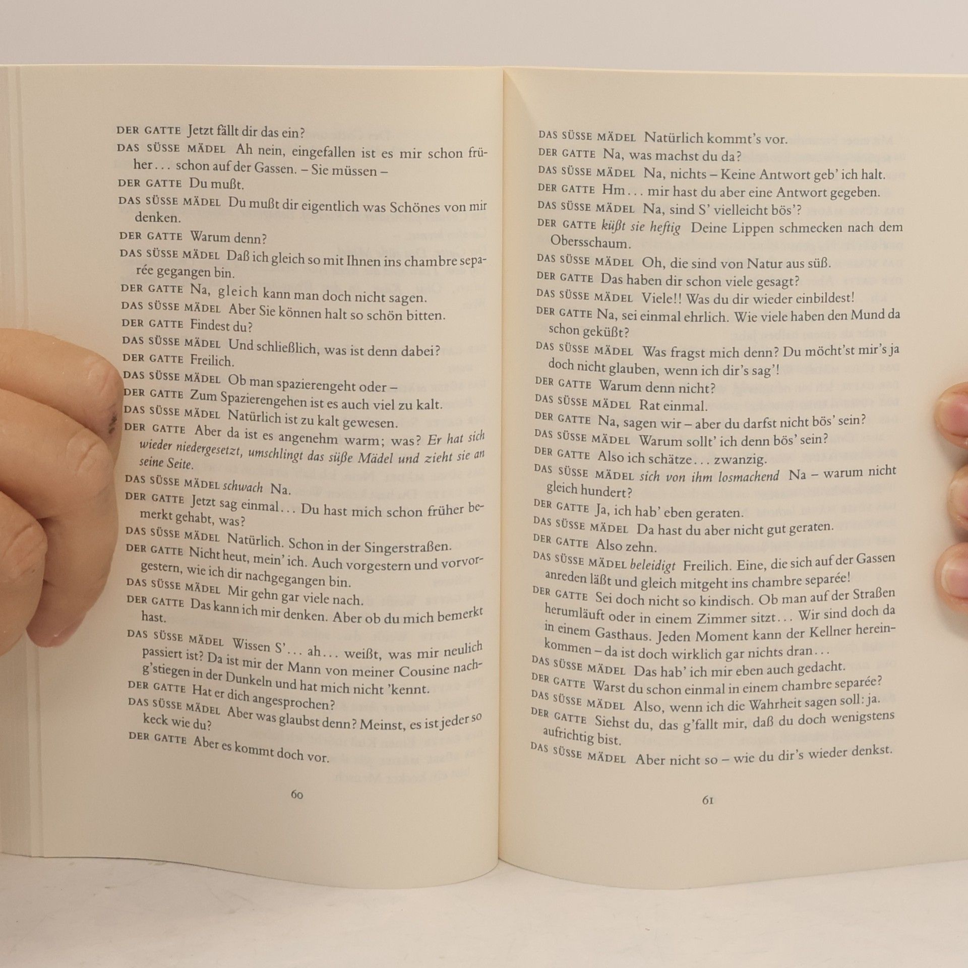 Arthur Schnitzler Reigen, Liebelei