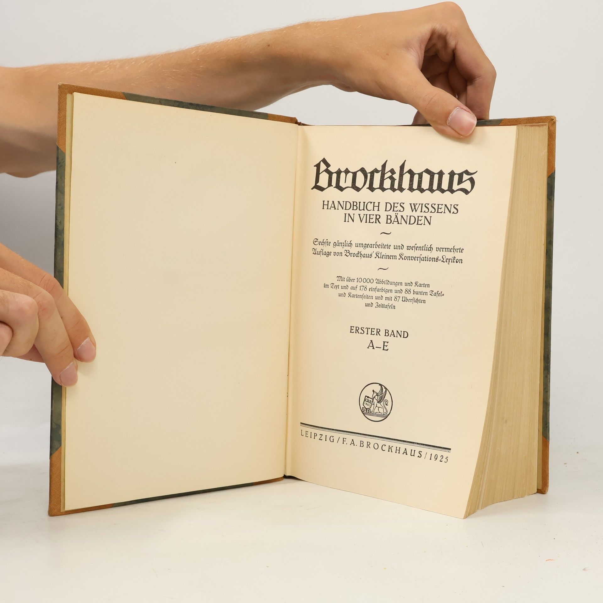 Autorenkollektiv Brockhaus Handbuch des Wissens in vier Bänden. 1. Band A - E