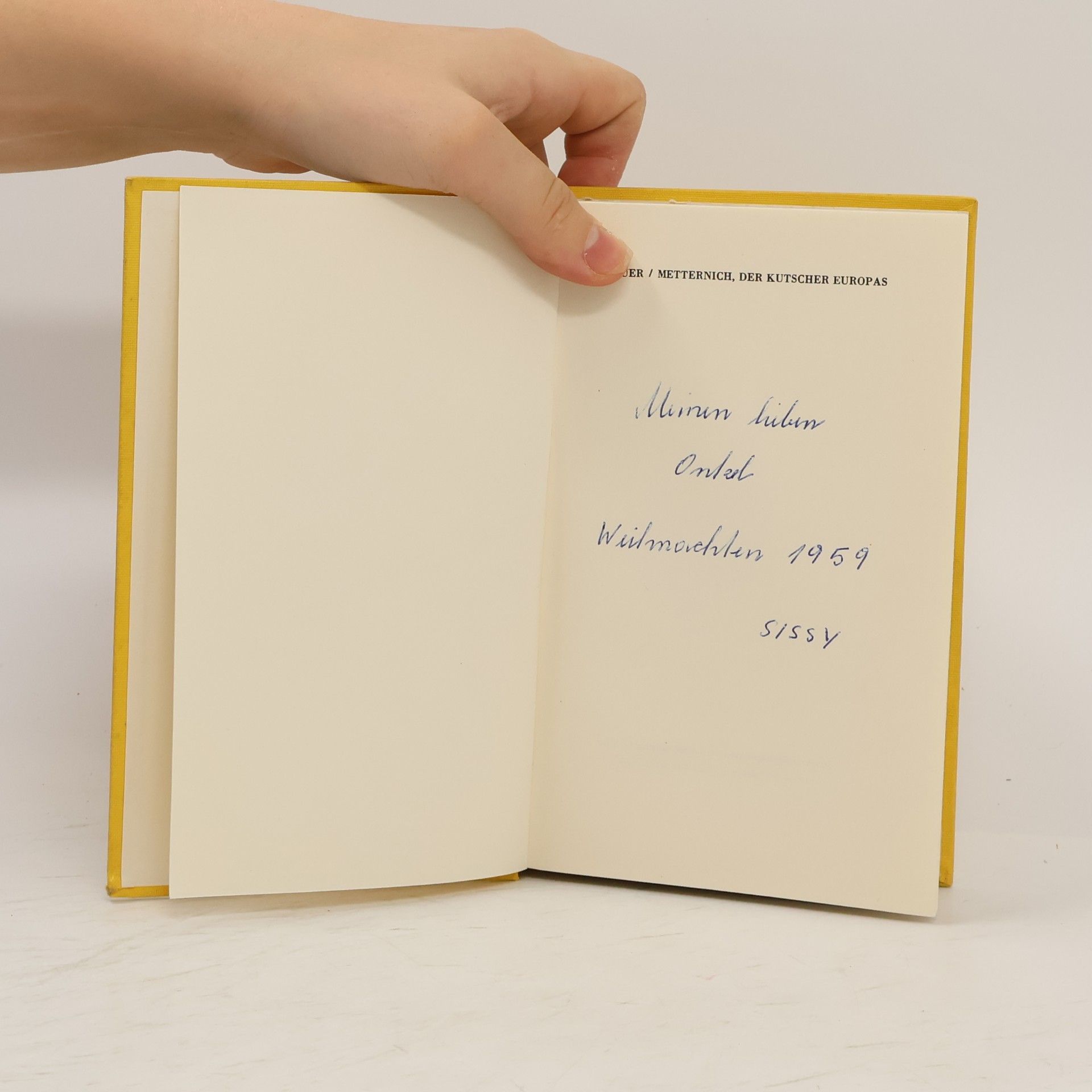 F. J. Grobauer Metternich der Kutscher Europas
