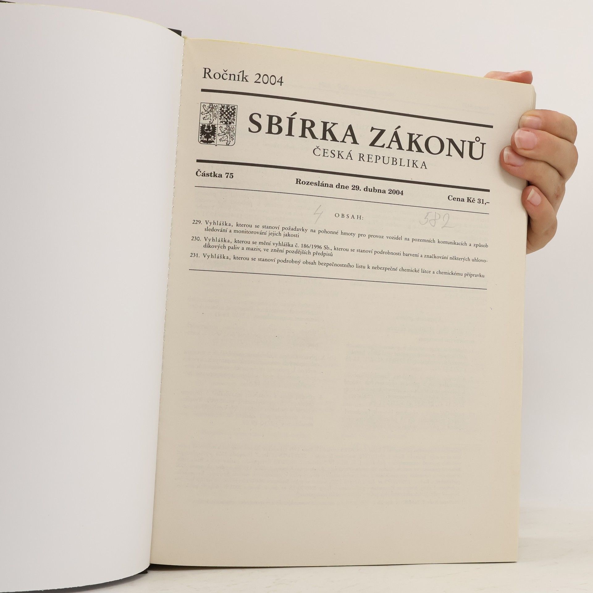 Autorenkollektiv Sbírka zákonů 4/2004