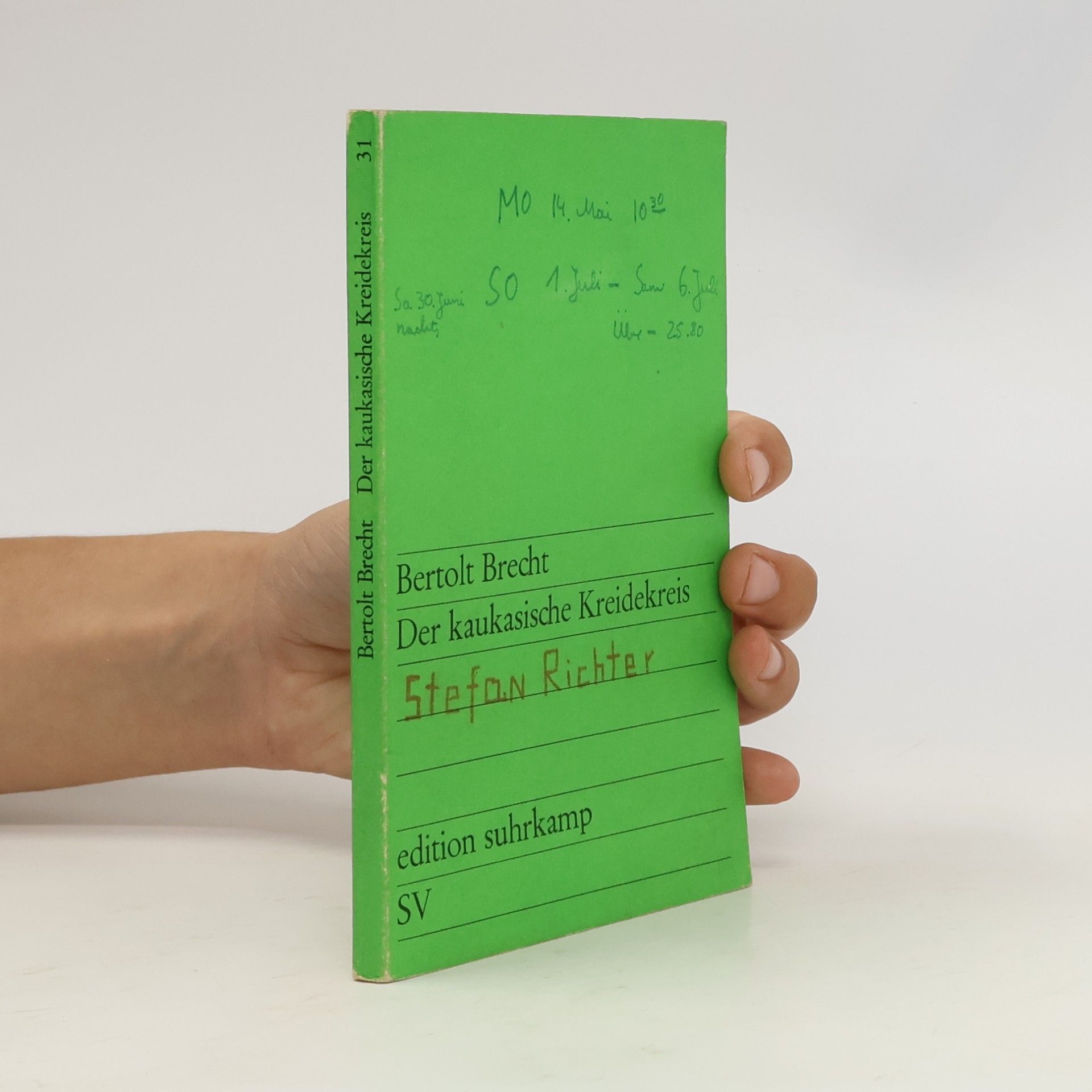 Bertolt Brecht Der kaukasische Kreidekreis