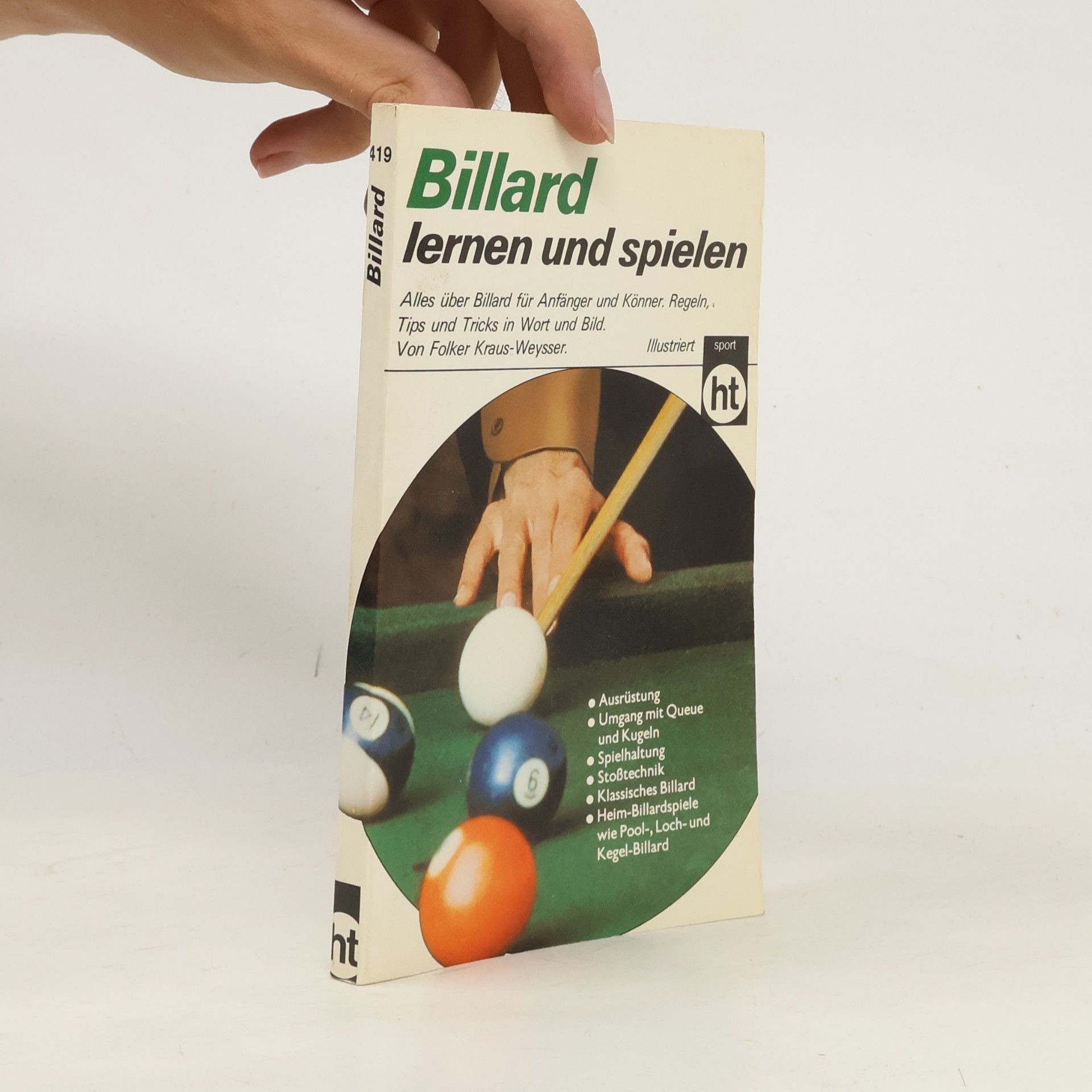 Folker Kraus Weysser Billard