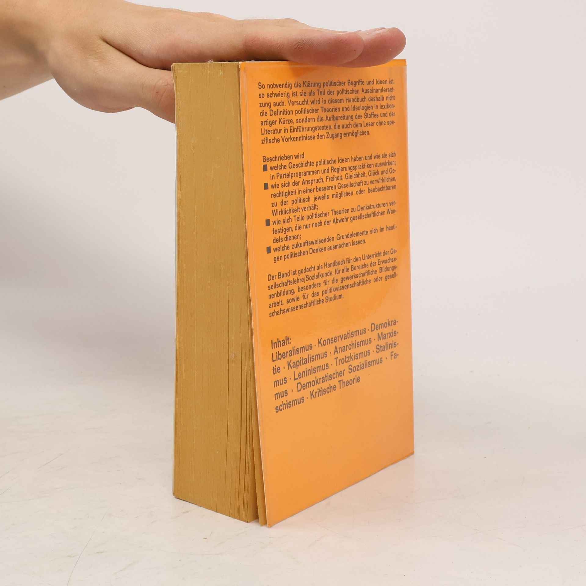 Franz L. Neumann Handbuch politischer Theorien und Ideologien