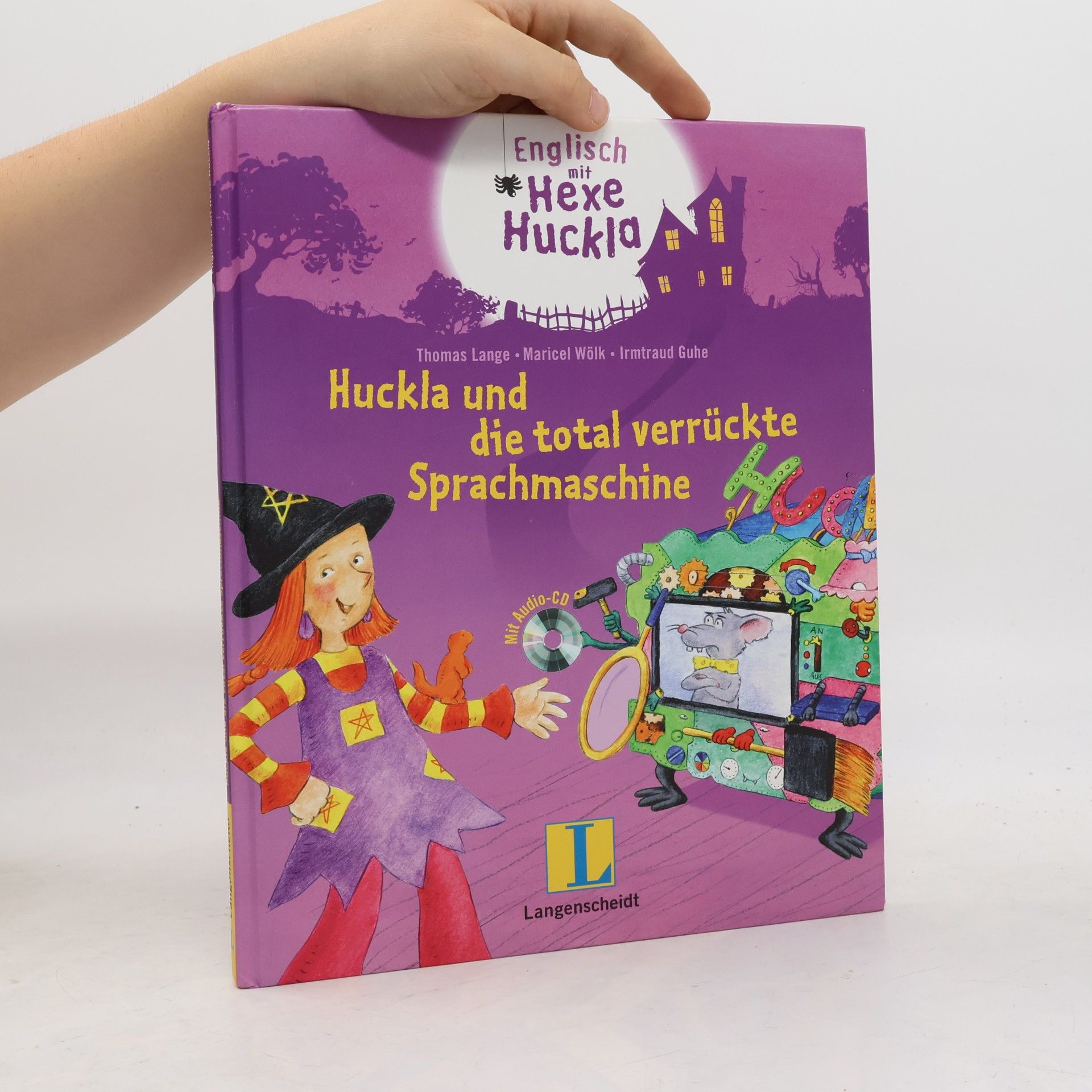 Thomas Lange Hexe Huckla und die total verrückte Sprachmaschine, m. Audio-CD