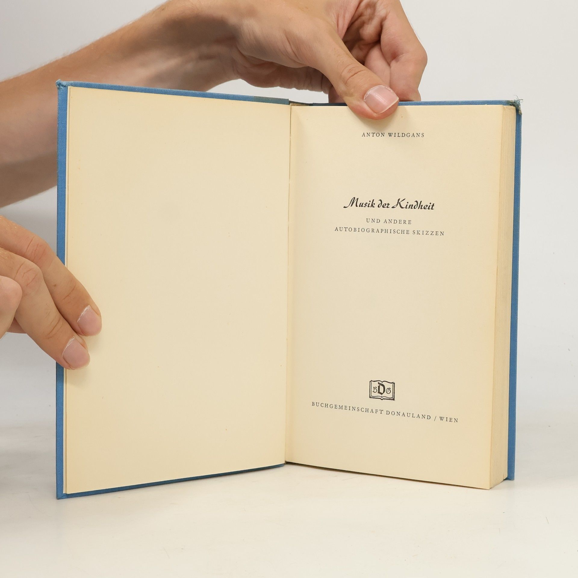Anton Wildgans Musik der Kindheit