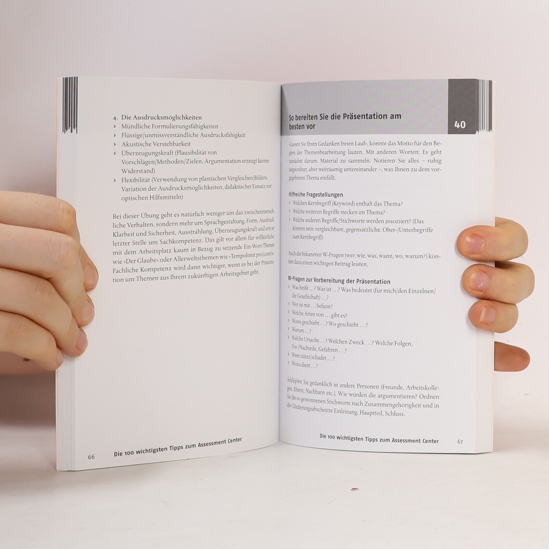 Jürgen Hesse Die 100 wichtigsten Tipps zum Assessment-Center