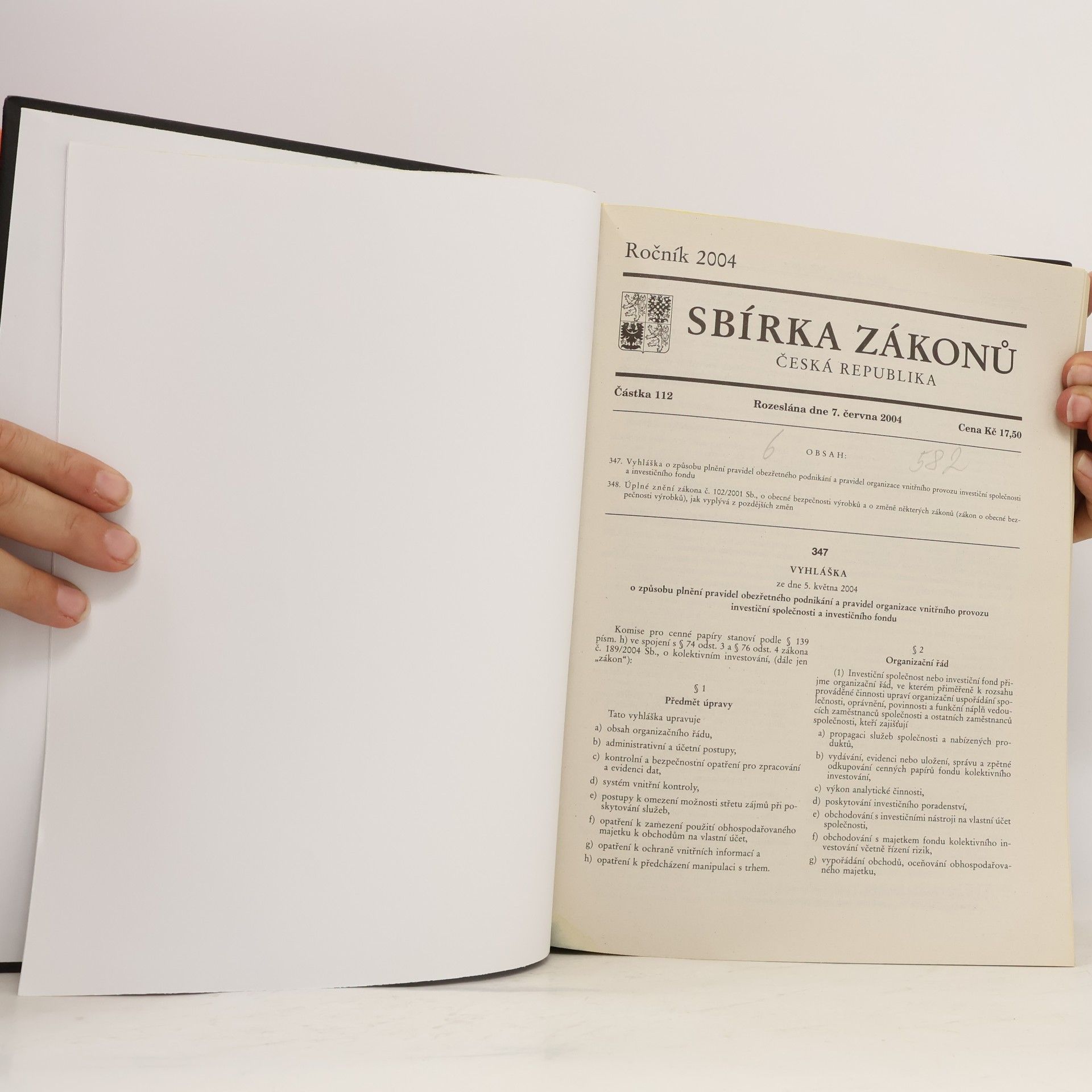 Autorenkollektiv Sbírka zákonů České republiky 6/2004