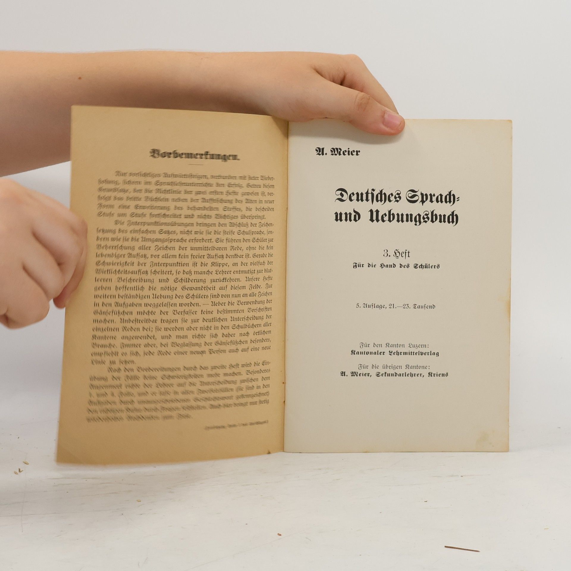 A. Meier Deutsches Sprach- und Uebungsbuch. Heft 3.
