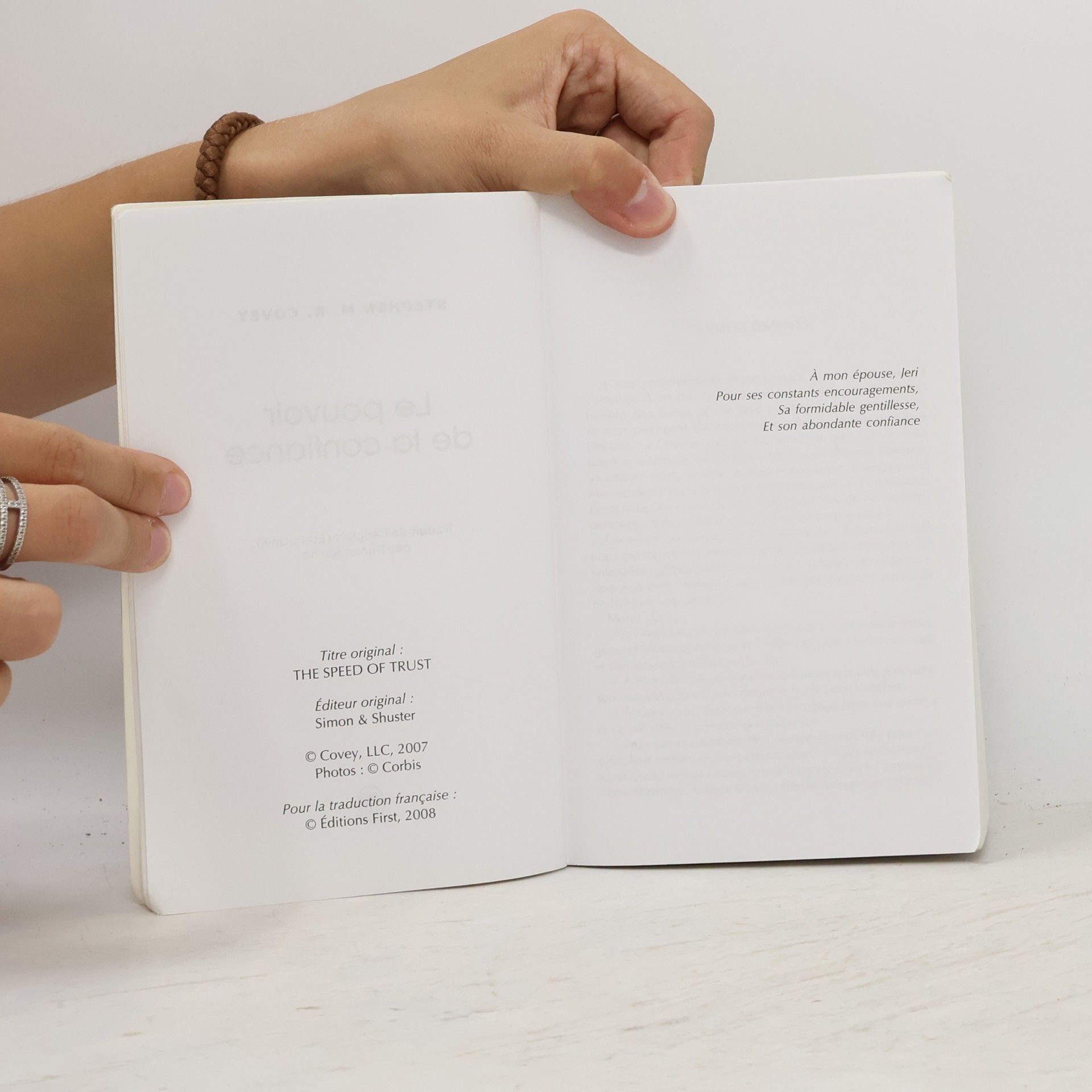 Stephen M. R. Covey Le pouvoir de la confiance