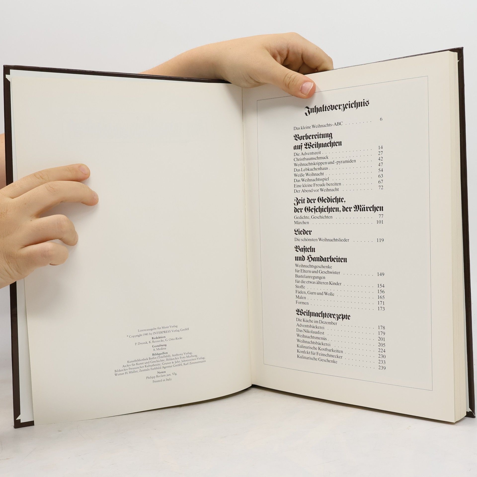 Reinecke K. Es Weihnachtet. Das grosse Weihnachtsbuch