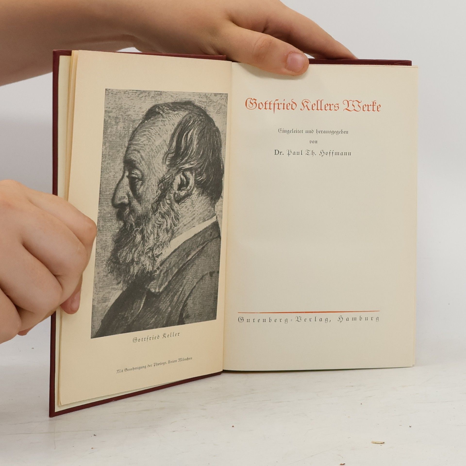 Paul Th. Hoffmann Gottfried Kellers Werke