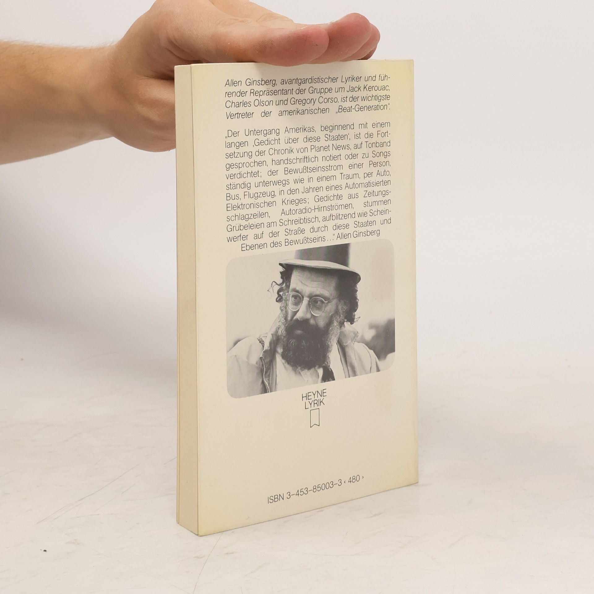 Allen Ginsberg Gärten der Erinnerung
