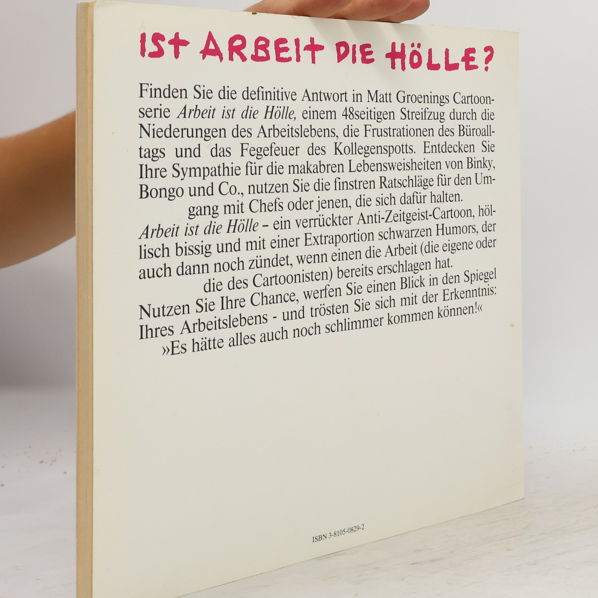Matt Groening Arbeit ist die Hölle