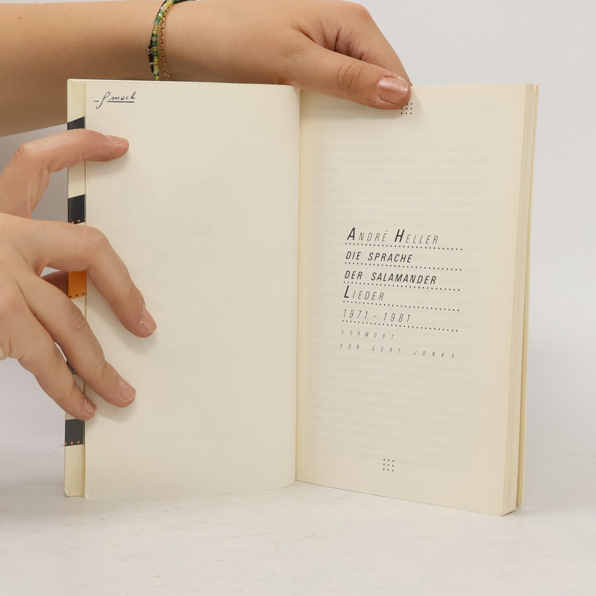 Andrè Heller Die Sprache der Salamander. Lieder 1971-1981