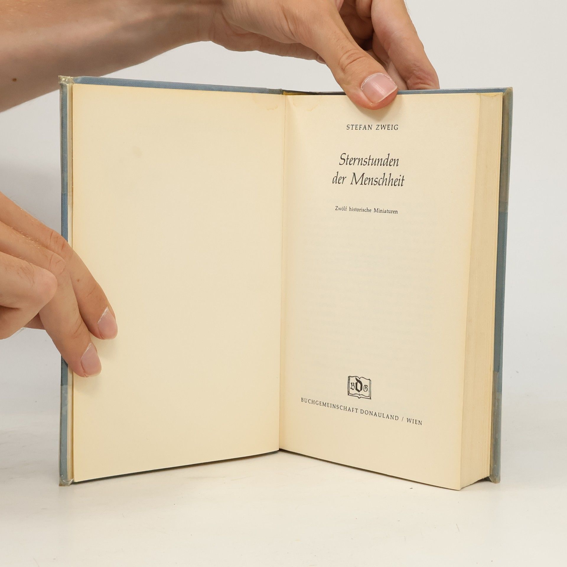 Stefan Zweig Sternstunden der Menscheit