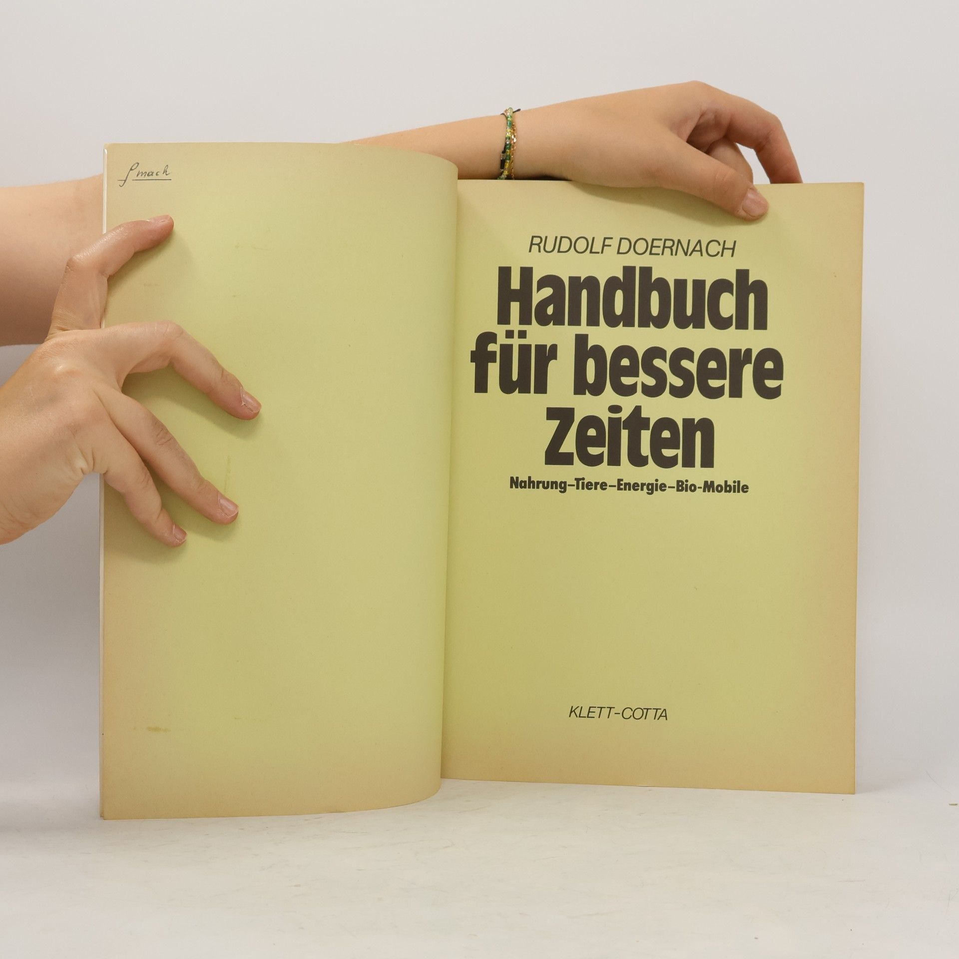 Rudolf Doernach Handbuch für bessere Zeiten