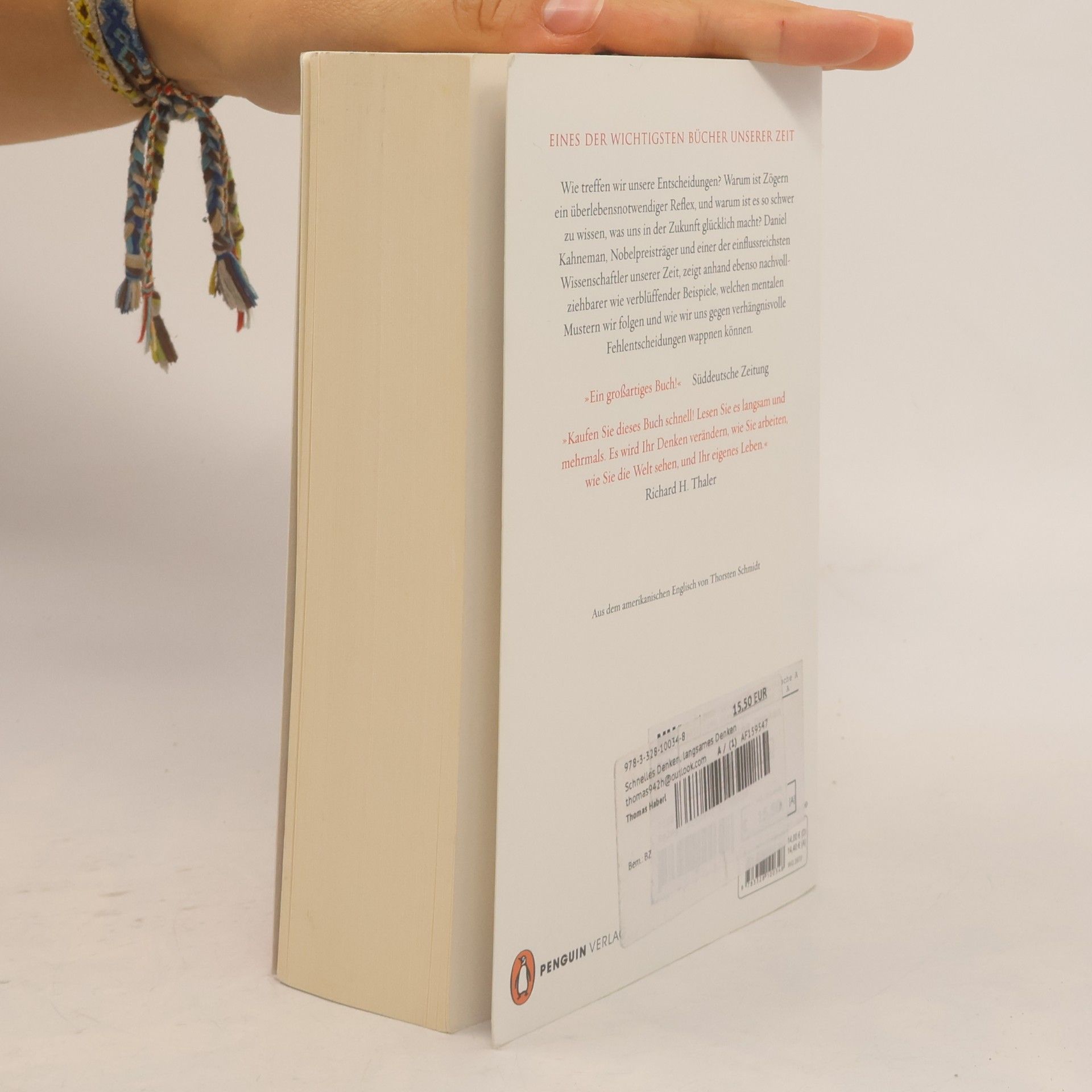 Daniel Kahneman Schnelles Denken, langsames Denken