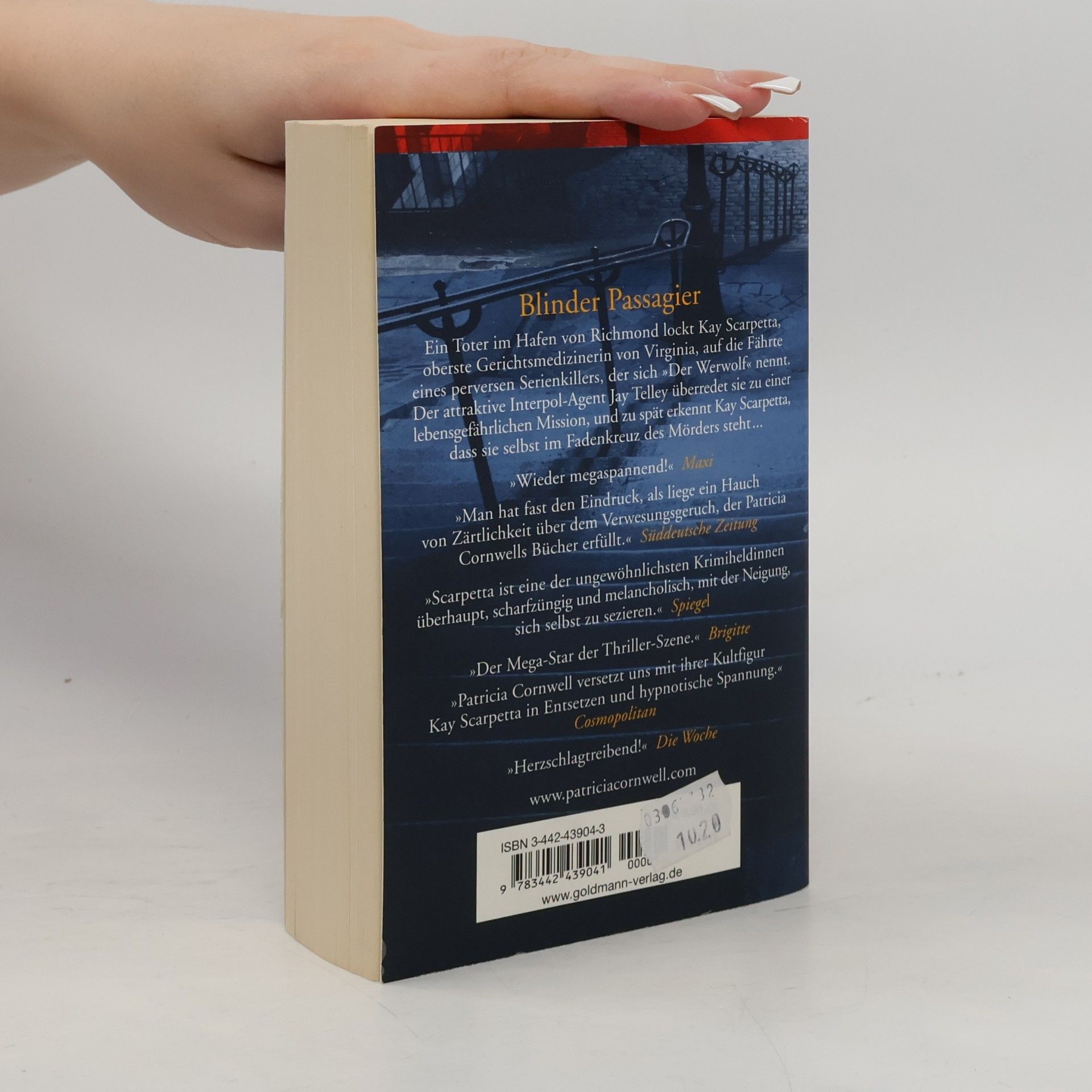 Patricia Cornwell Blinder Passagier. Ein Kay-Scarpetta-Roman