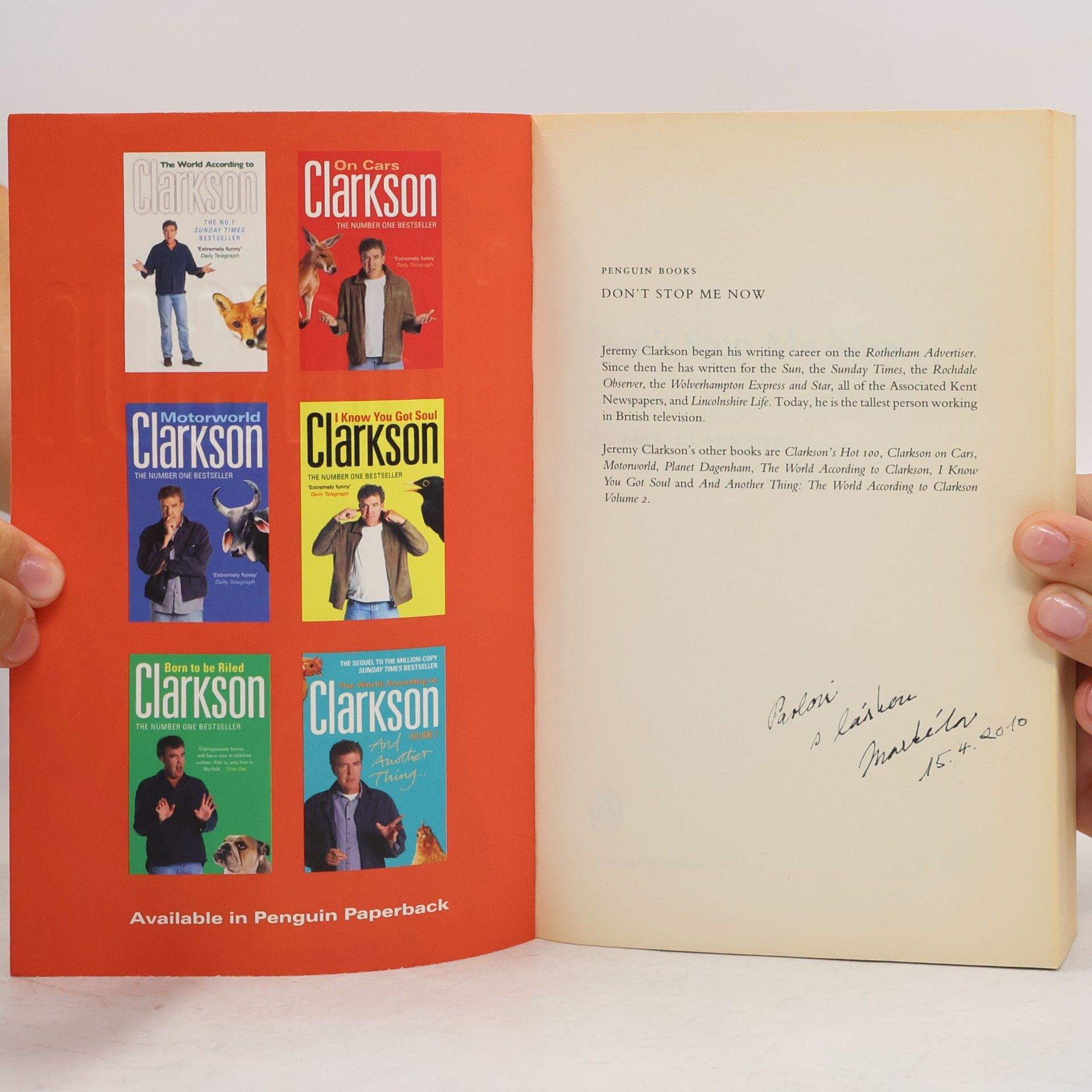 Jeremy Clarkson Don´t Stop Me Now