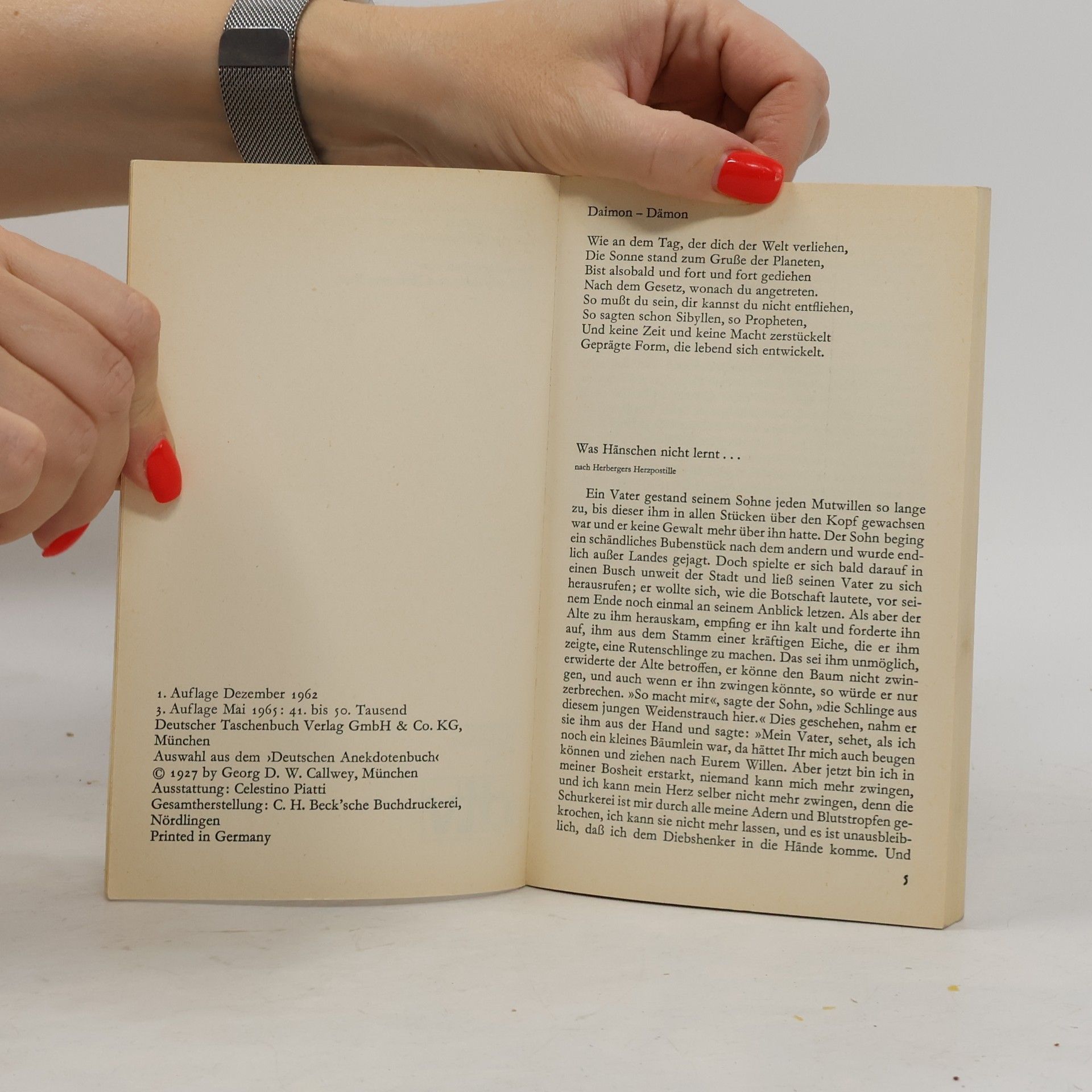Paul Alverdes Deutsches Anekdotenbuch