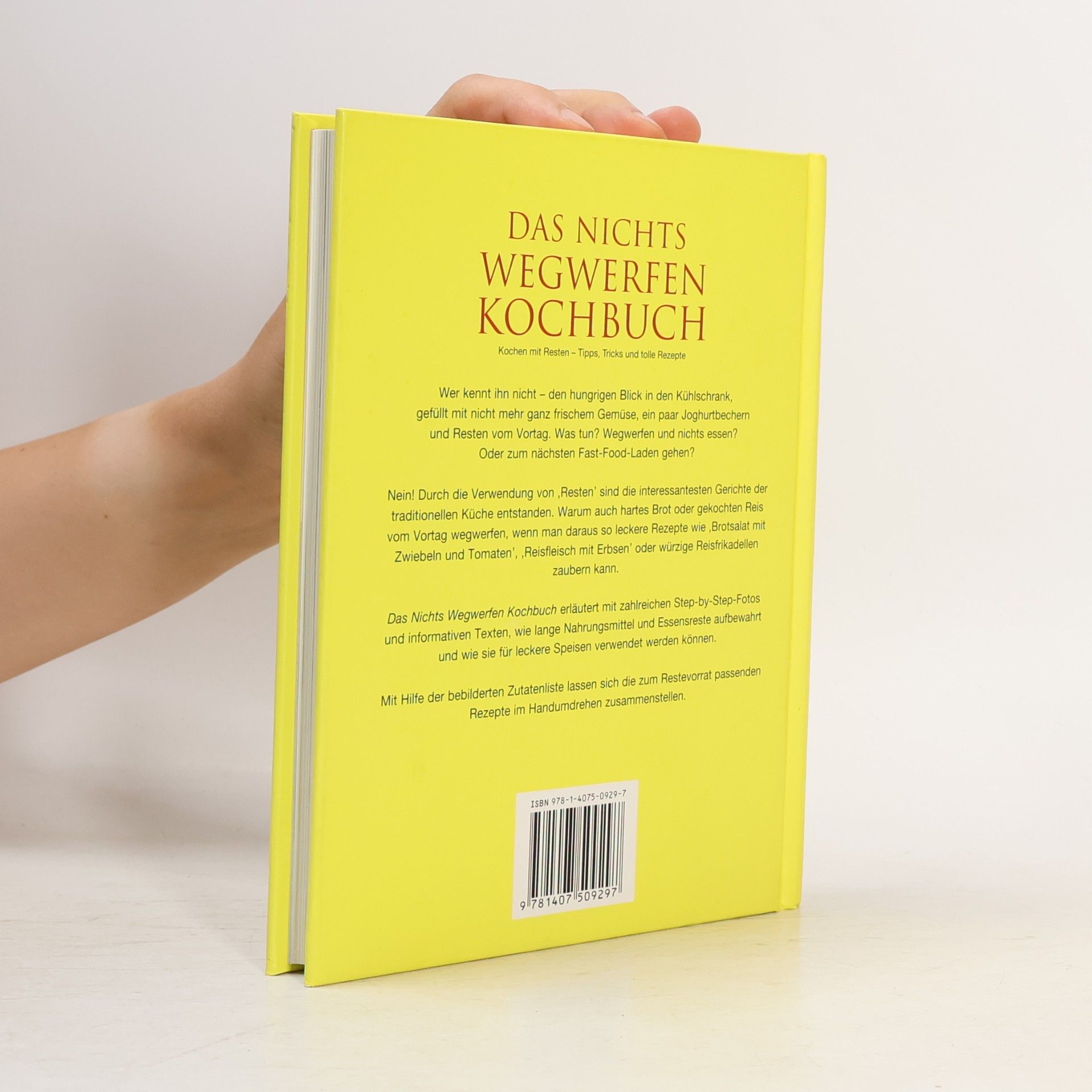 Guenter Beer Das Nichts-Wegwerfen-Kochbuch