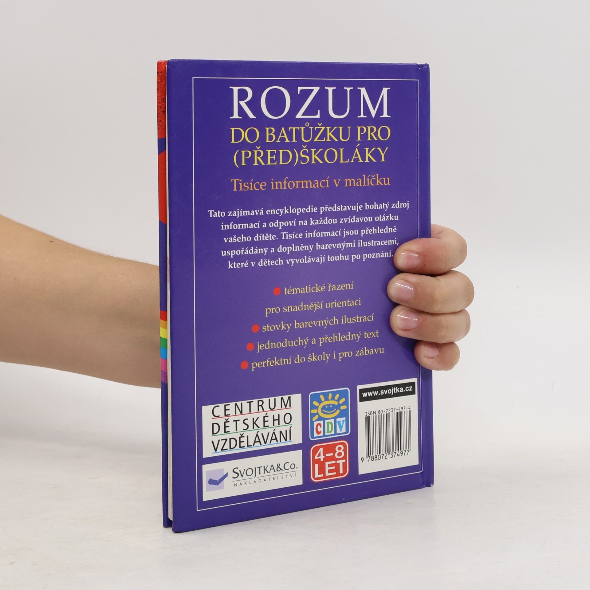 Autores varios Rozum do batůžku pro (před)školáky: Tisíce informací v malíčku pro děti od čtyř let