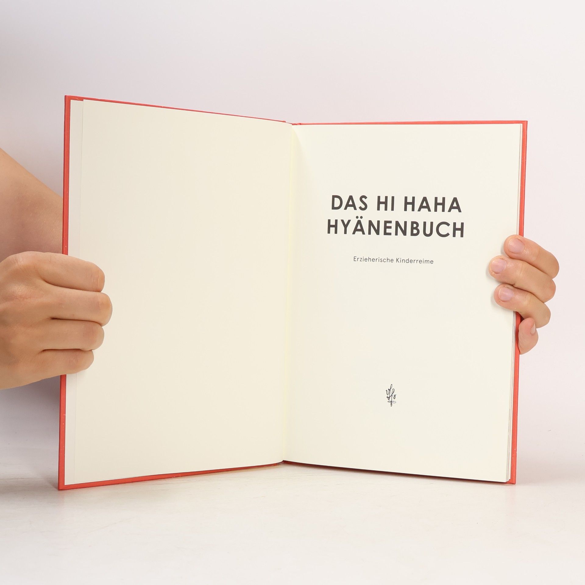 Various authors Das hi haha Hyänenbuch