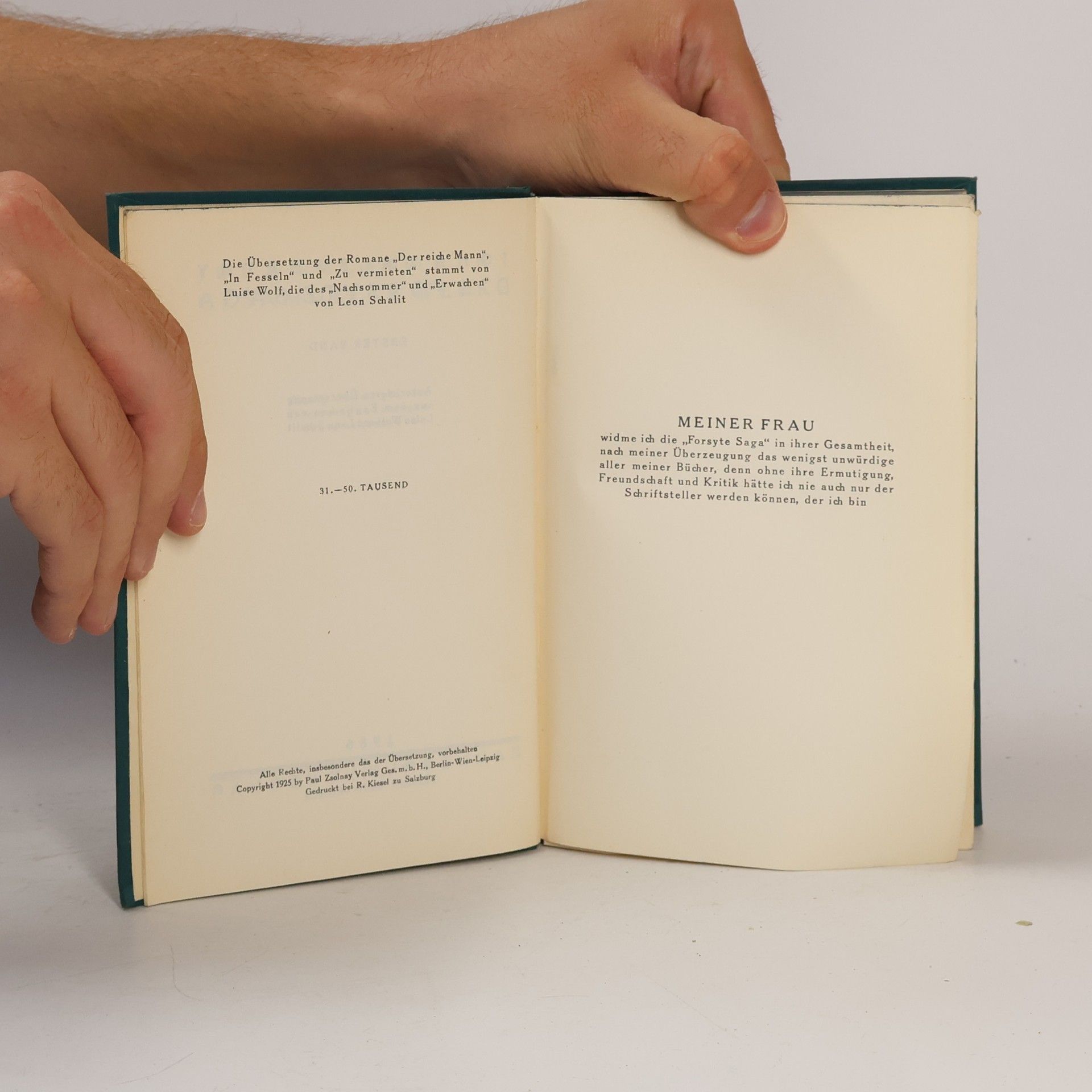 John Galsworthy Die Forsyte Saga