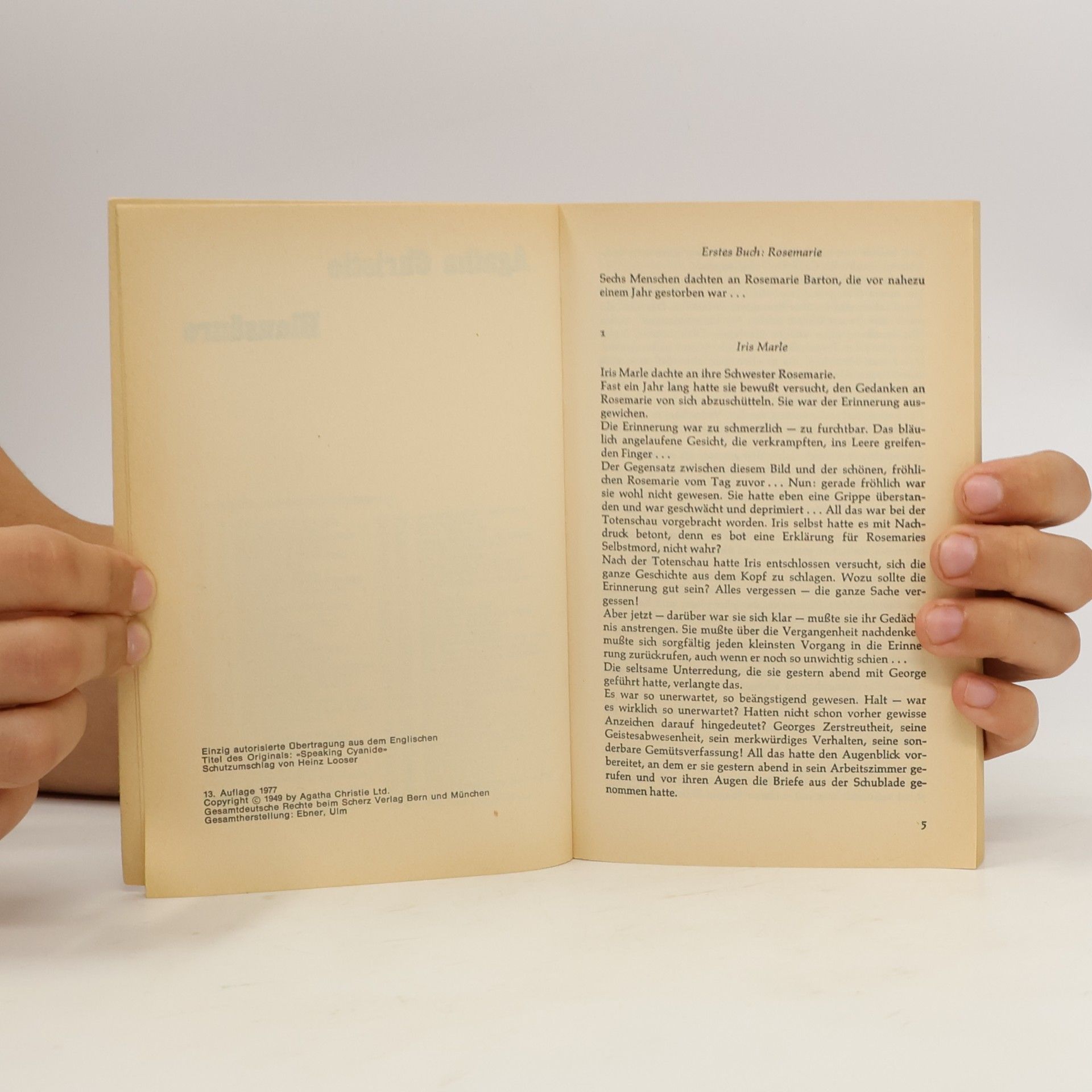 Agatha Christie Blausäure