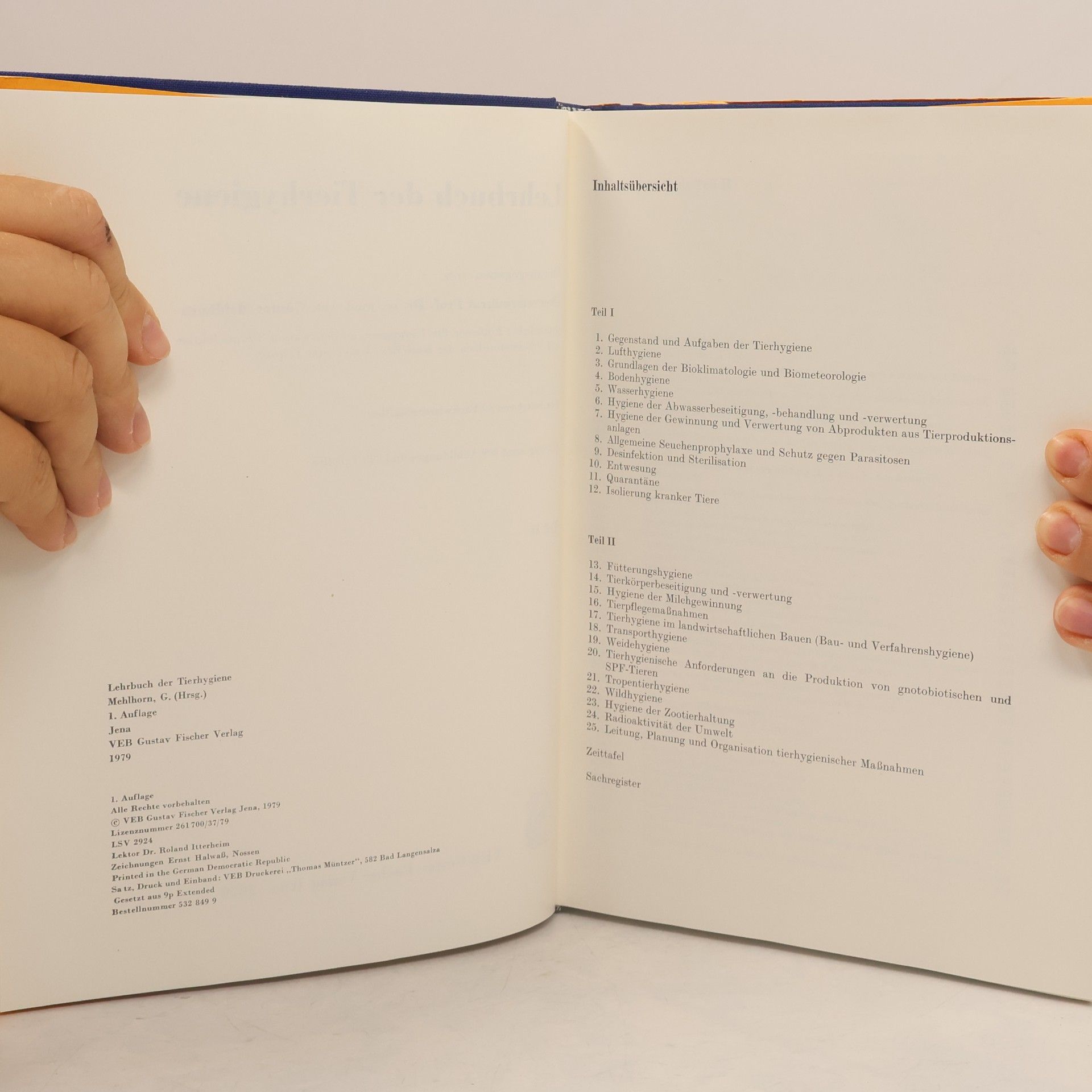 Günter Mehlhorn Lehrbuch der Tierhygiene. Teil II