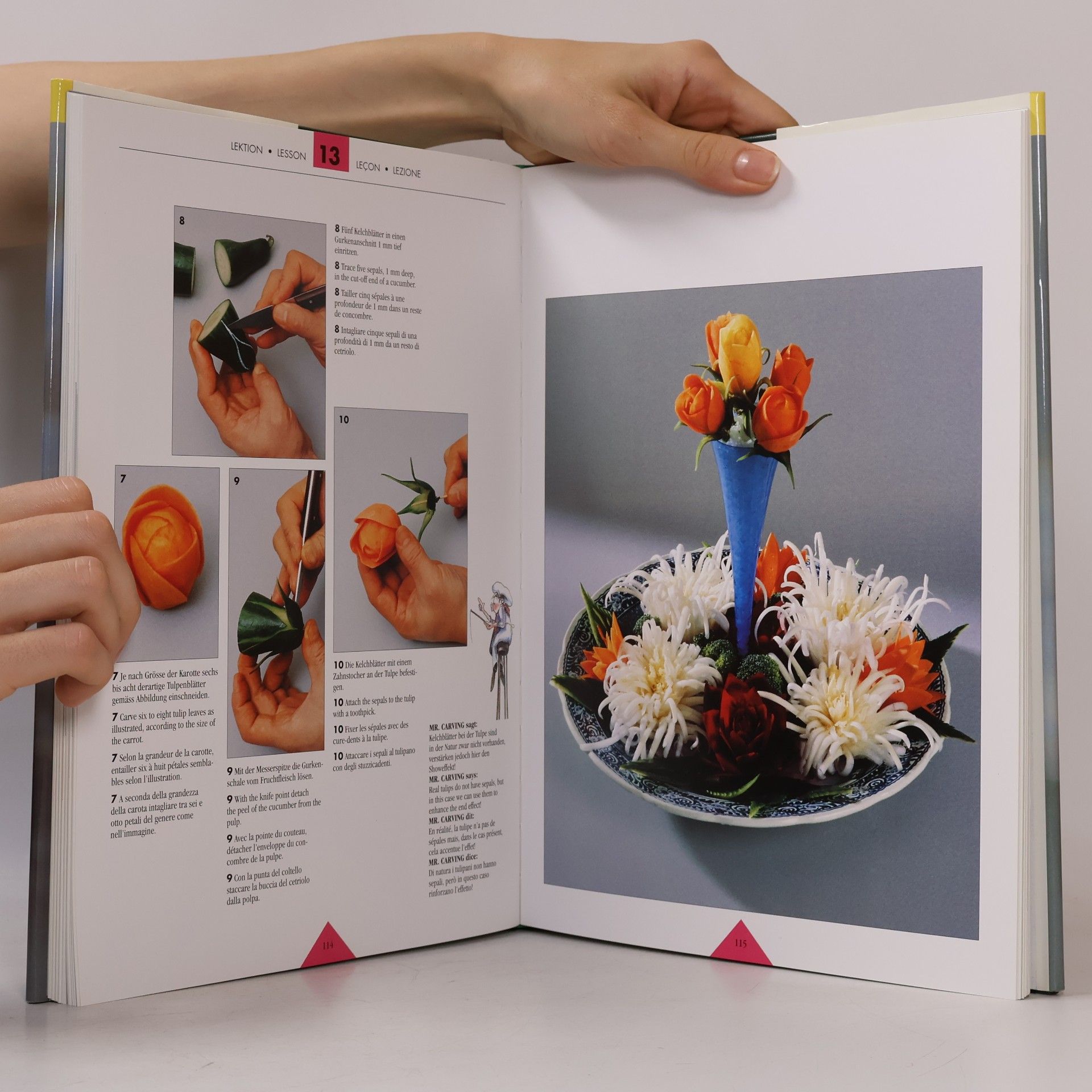 Xiang Wang Das grosse Lehrbuch der Gemüse- & Früchte-Schnitzerei