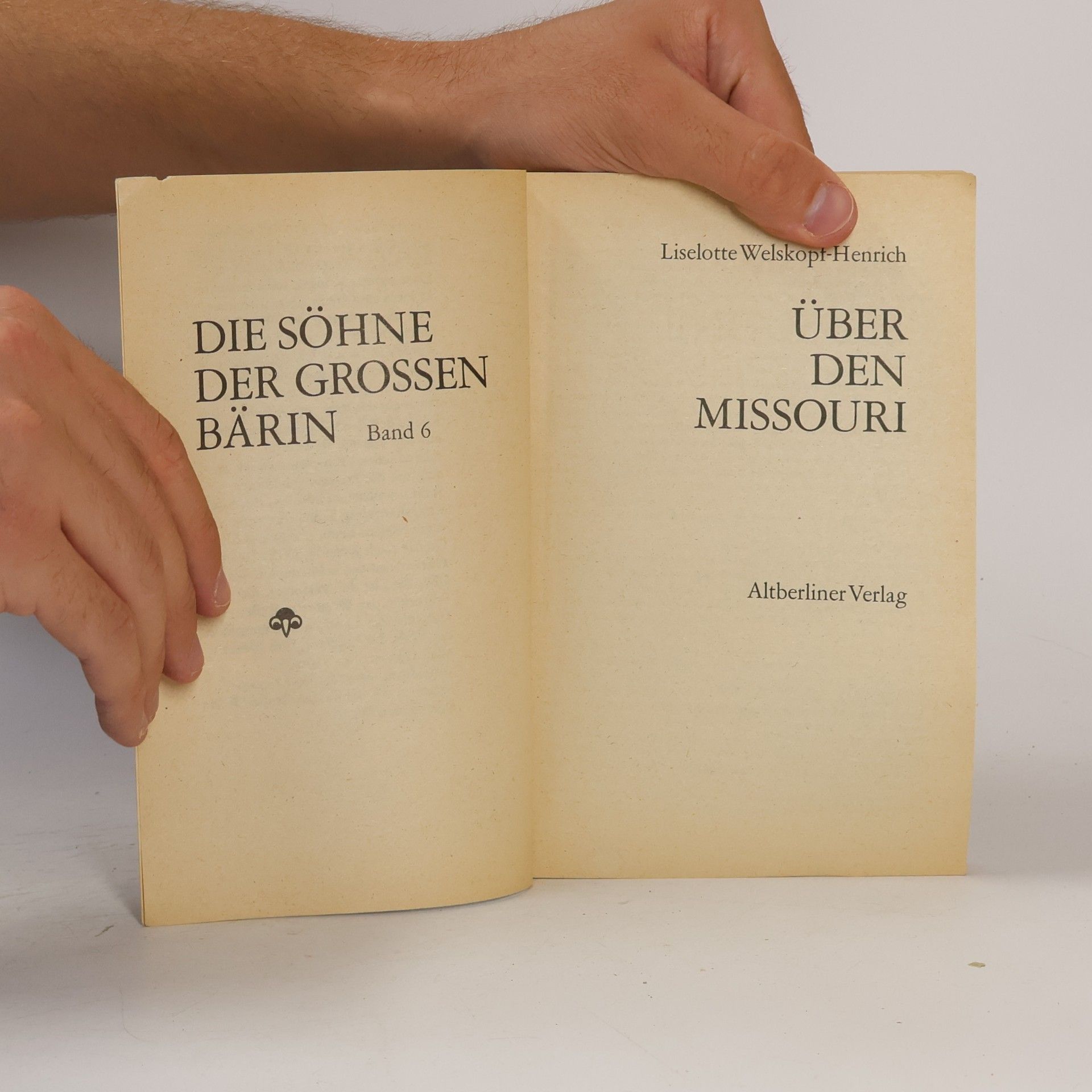 L. Welskopf-Henrich Über den Missouri 6