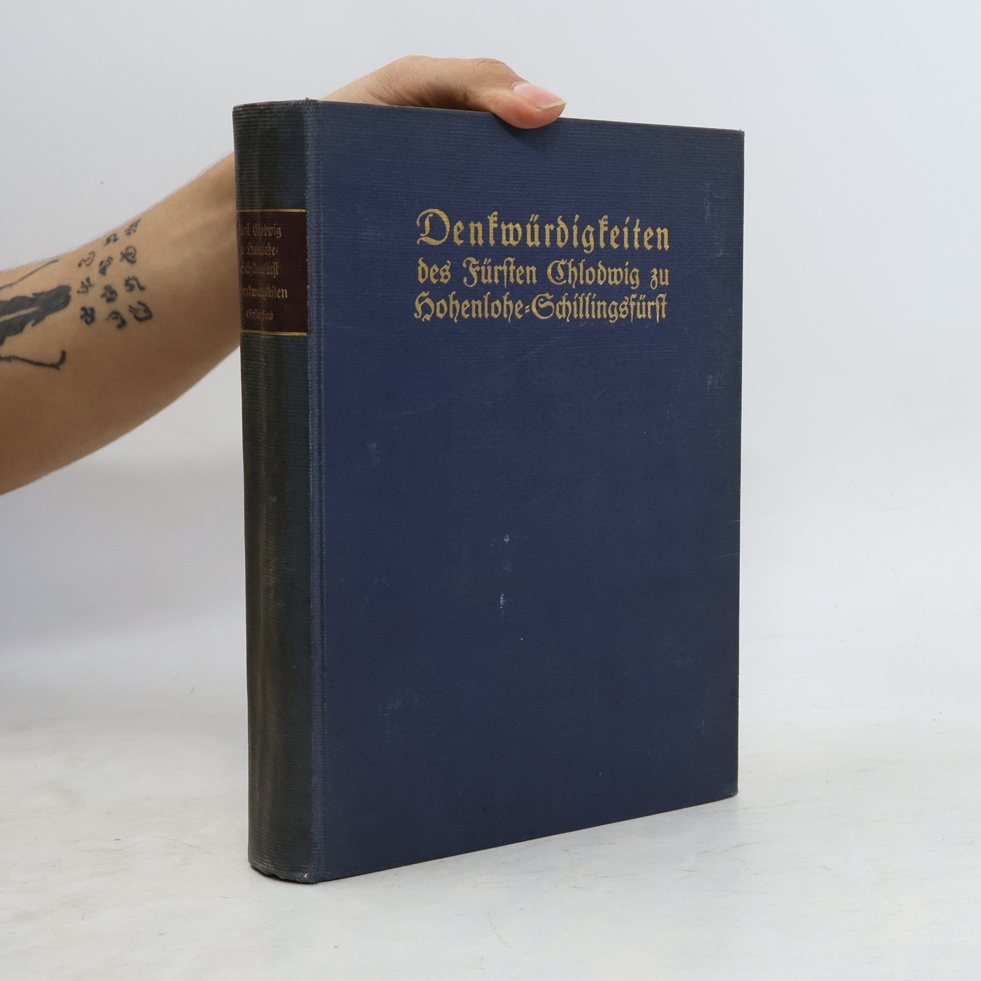 Chlodwig Hohenlohe-Schillingsfurst Denkwürdigkeiten des Fürsten Chlodwig zu Hohenlohe-Schillingsfürst