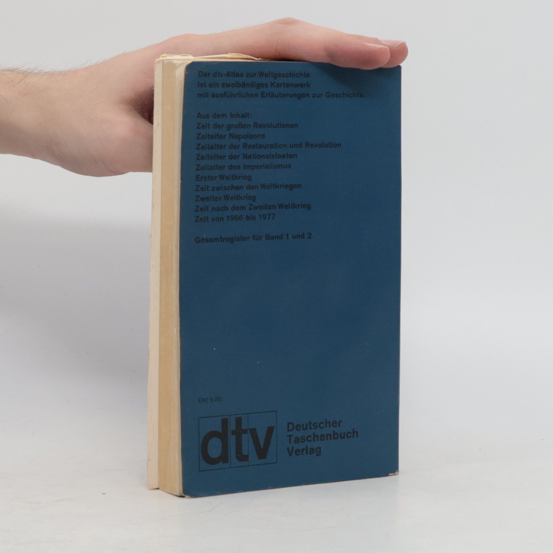 Hermann Kinder Dtv-Atlas zur Weltgeschichte. Band 2