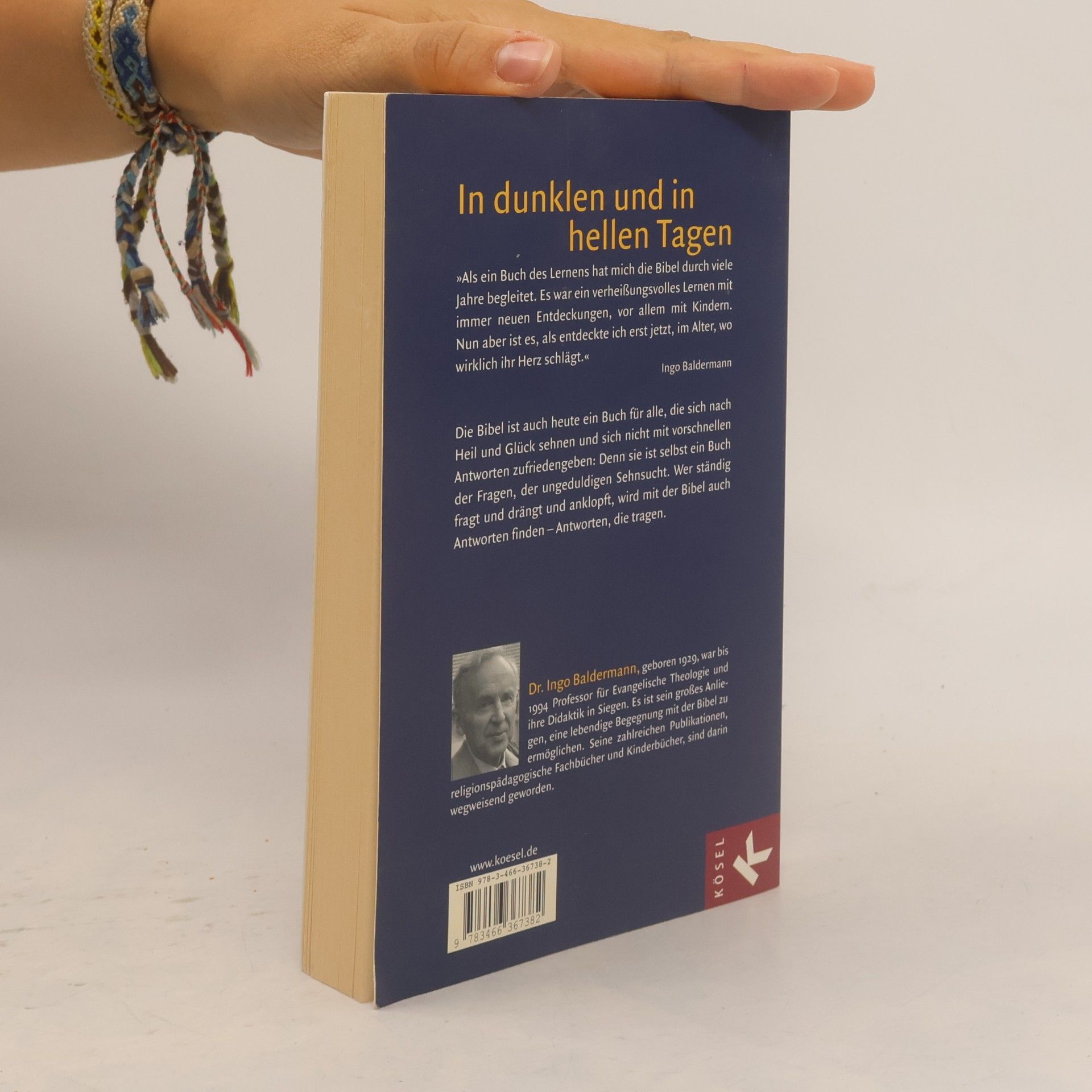Ingo Baldermann Die Bibel – Buch meiner Sehnsucht