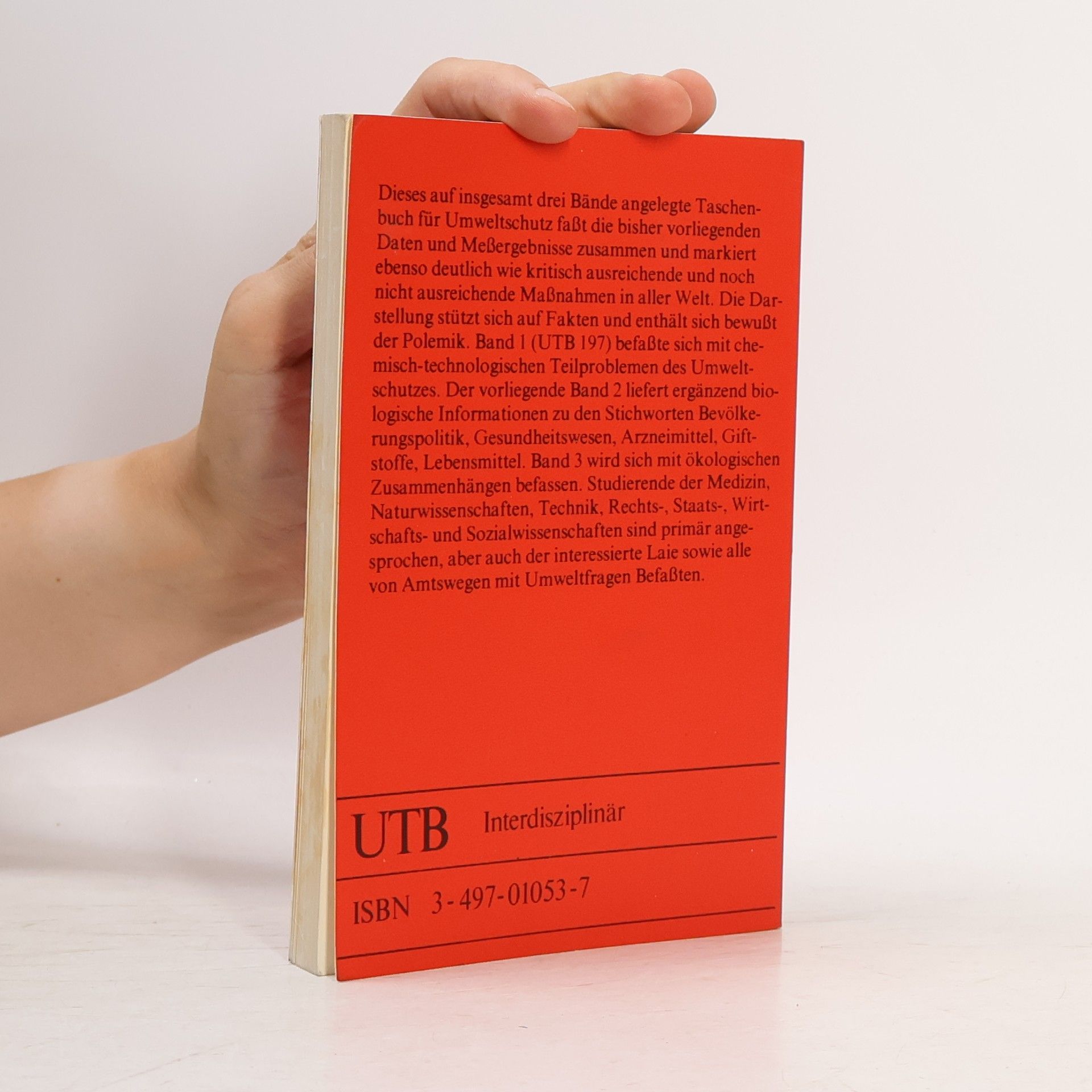 Walter L. H. Moll Taschenbuch für Umweltschutz