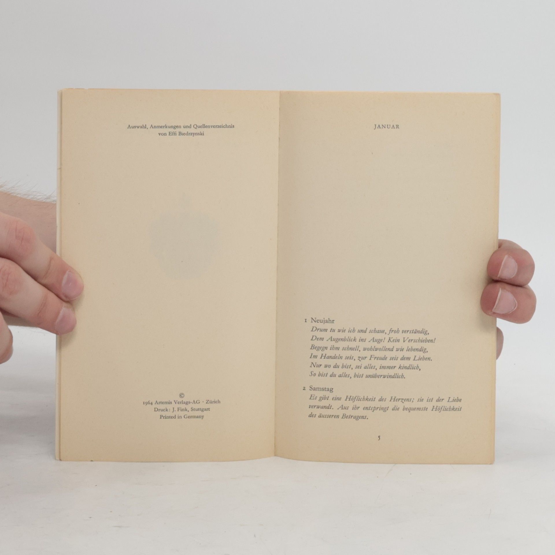 Johann Wolfgang von Goethe Mit Goethe durch das Jahr