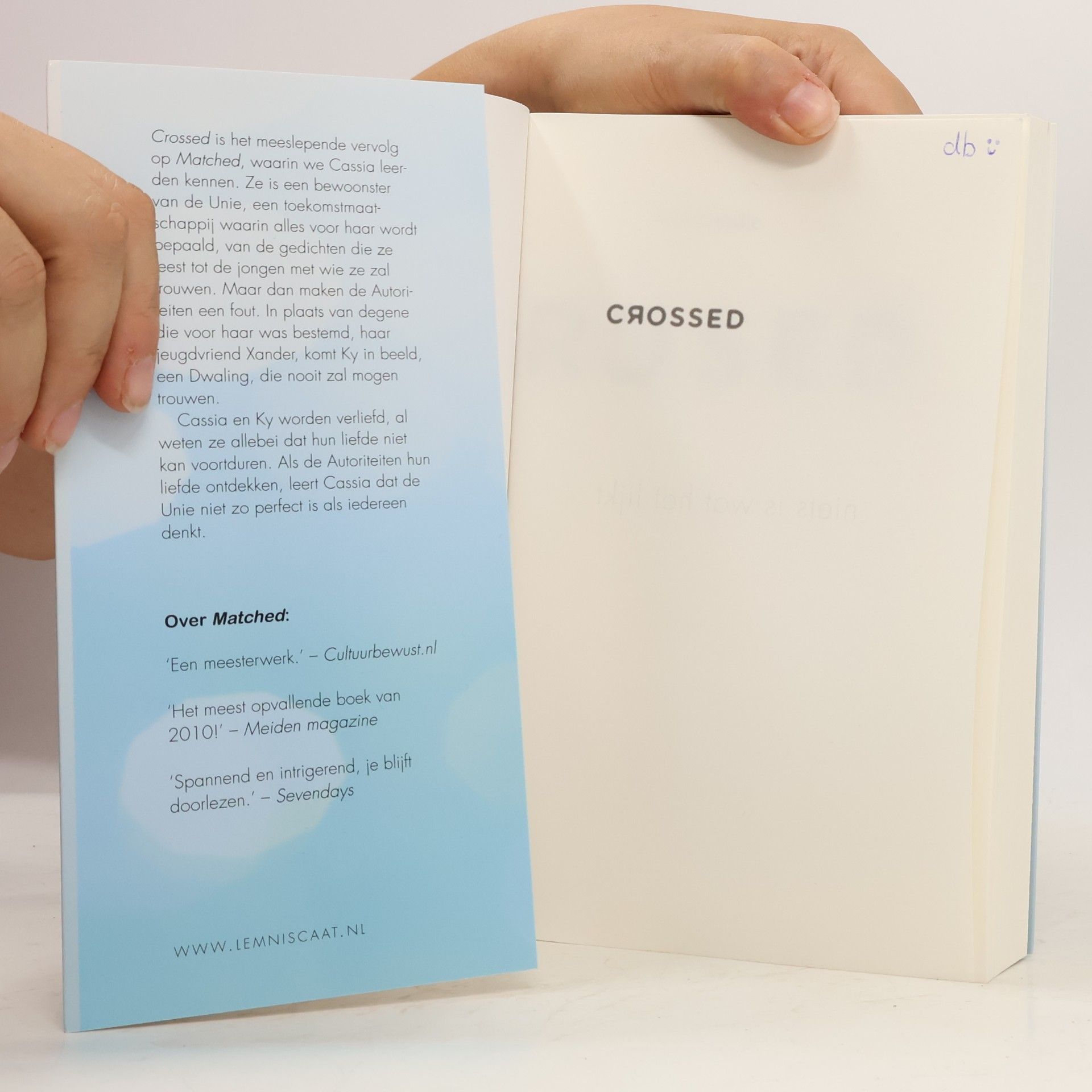 Ally Condie Matched trilogie: Crossed
