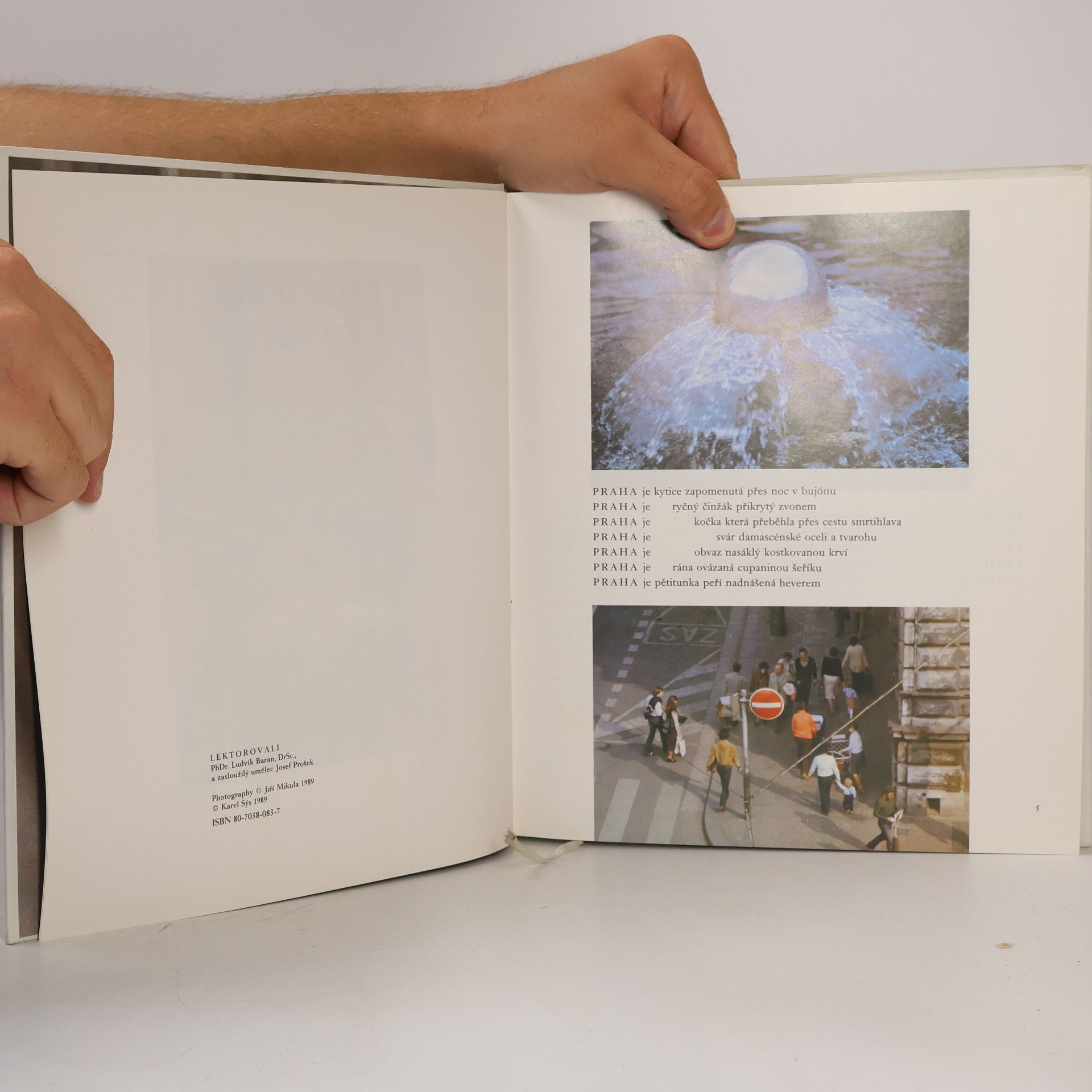 Jiří Mikula Pražské korzo. Z malířova fotografického skicáře