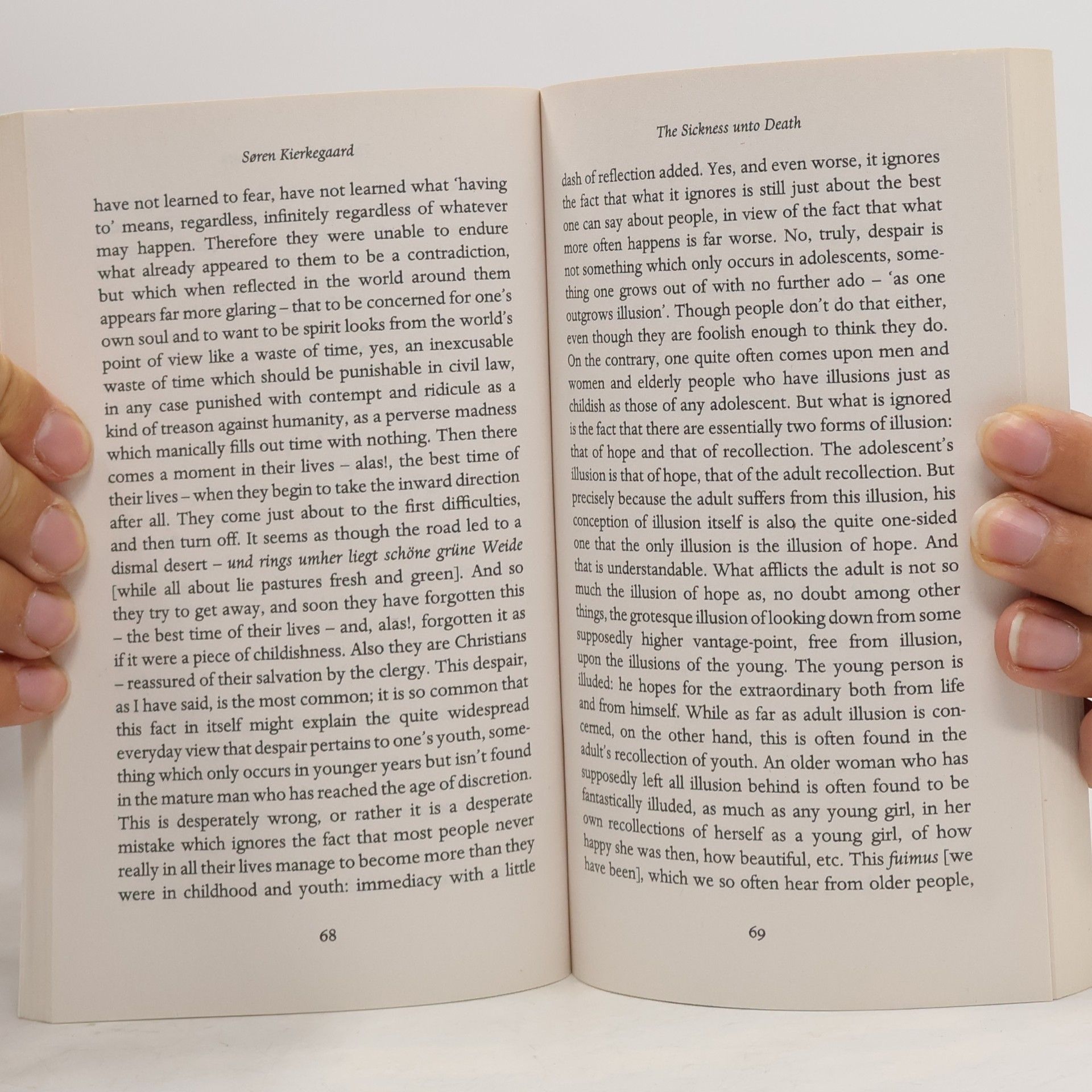 Søren Kierkegaard The Sickness Unto Death