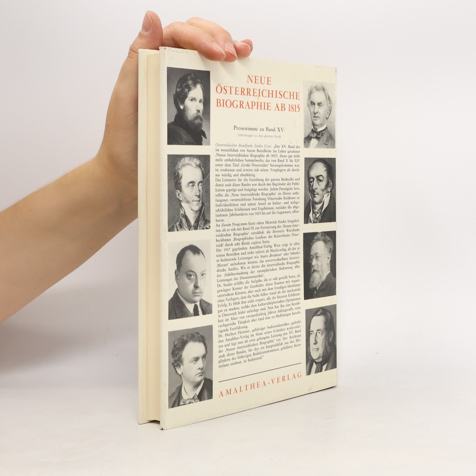Various authors Neue österreichische Biographie ab 1815. Große Österreicher. Band XVI