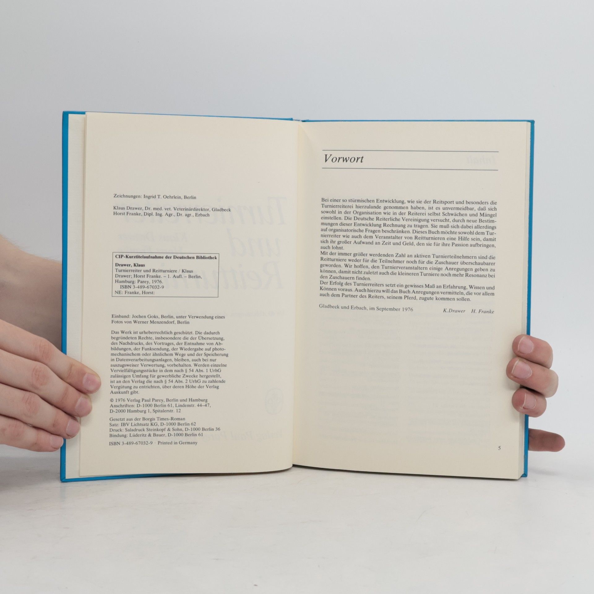Horst Franke Turnierreiter und Reitturniere