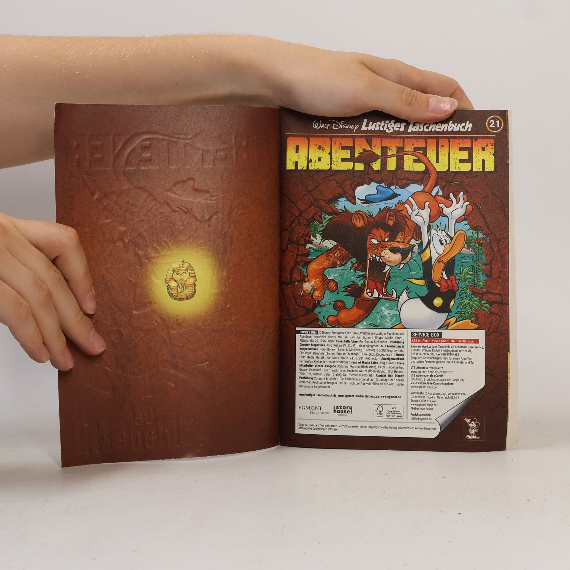 Walt Disney Lustiges Taschenbuch Abenteuer 21: Der goldene Nil